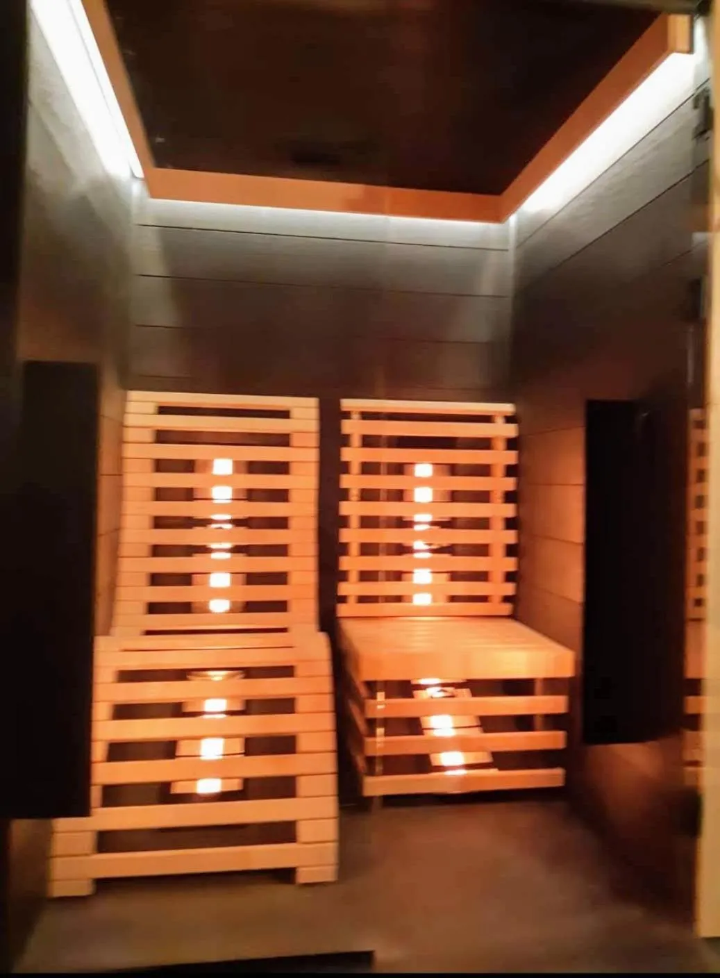 Sauna in Villa Delfin Spa