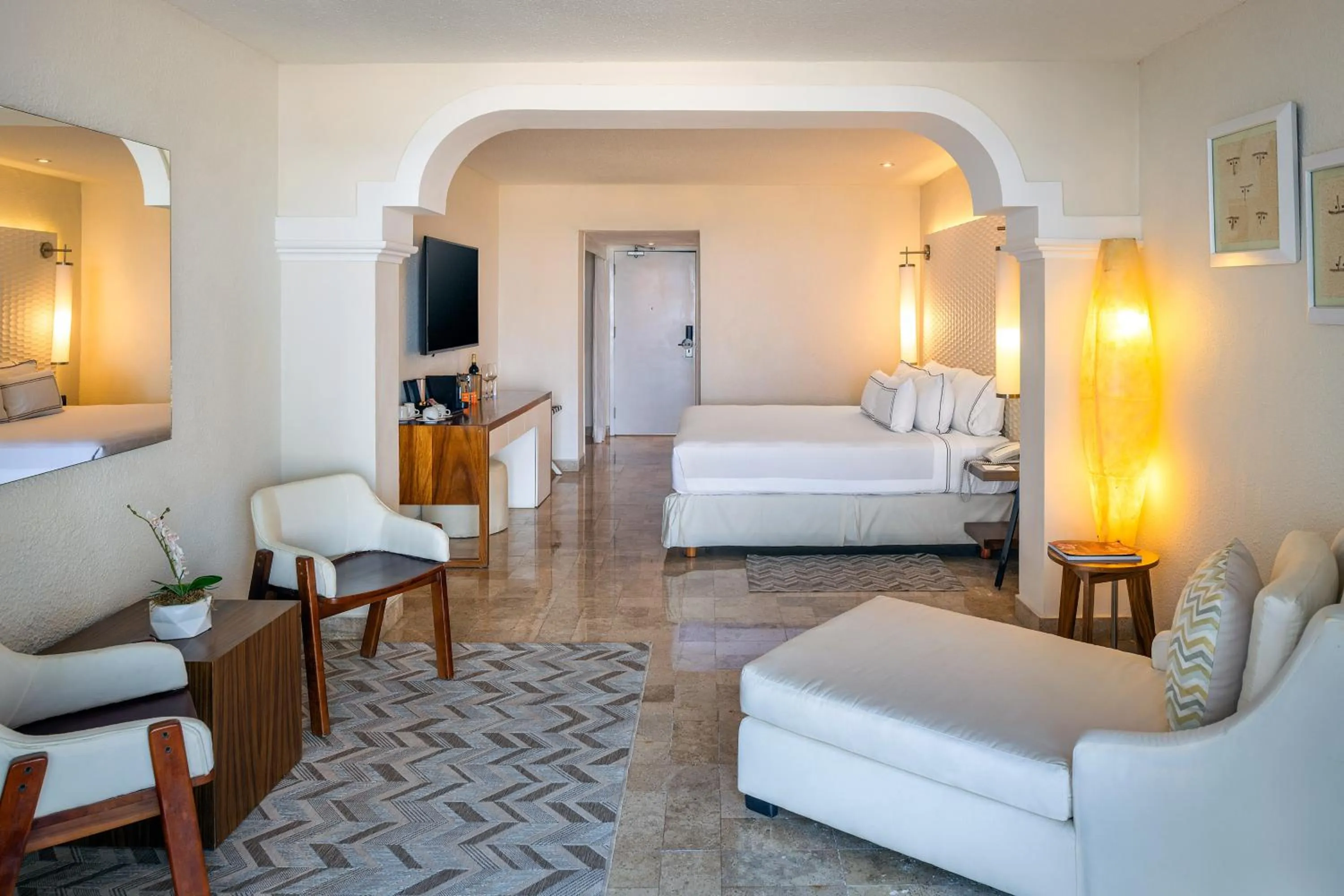 Bed in Melia Cozumel All Inclusive