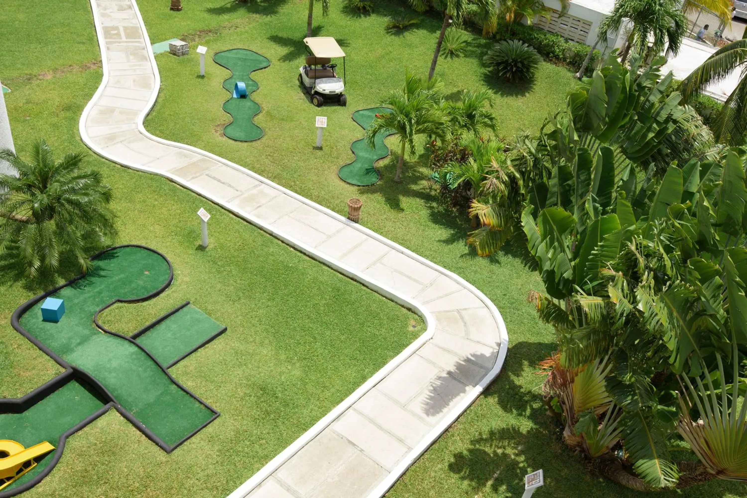 Minigolf in Melia Cozumel All Inclusive