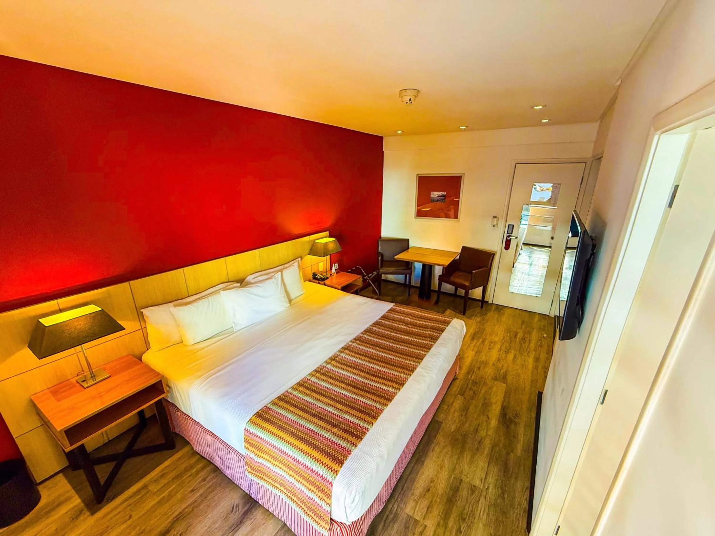 Bed in Ferraretto Guarujá Hotel & Spa