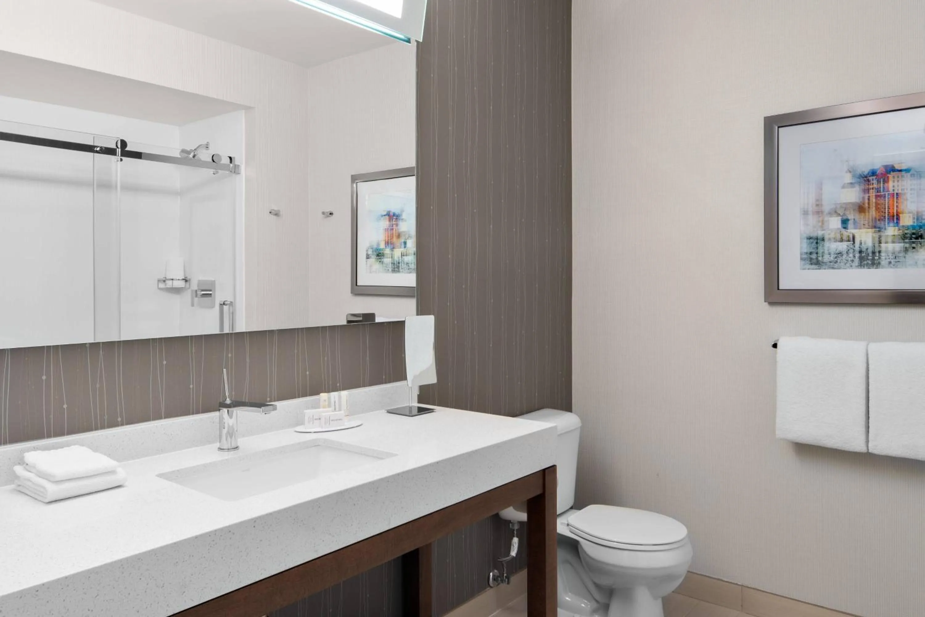 Bathroom in Courtyard by Marriott Edmonton Downtown