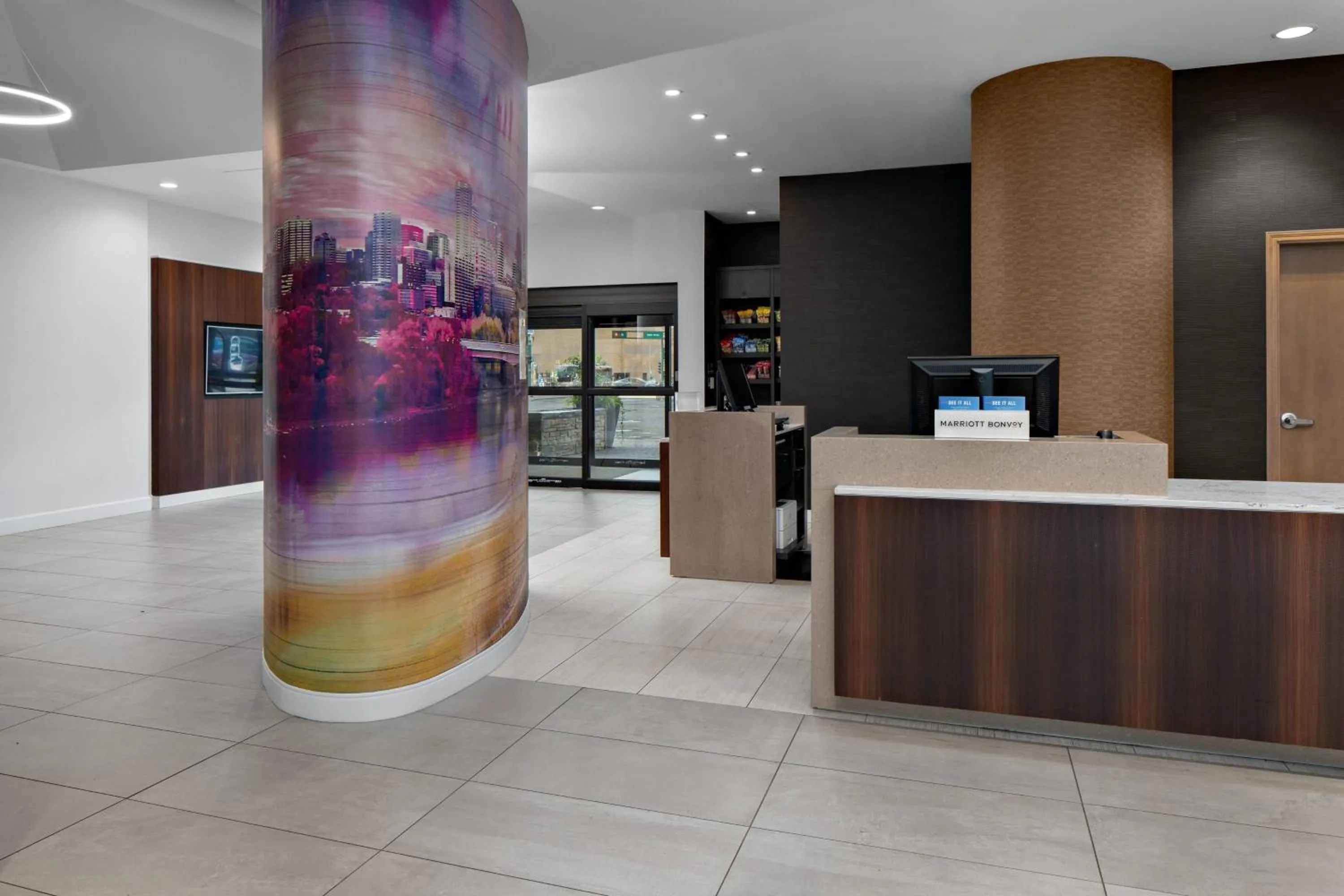 Lobby or reception in Courtyard by Marriott Edmonton Downtown
