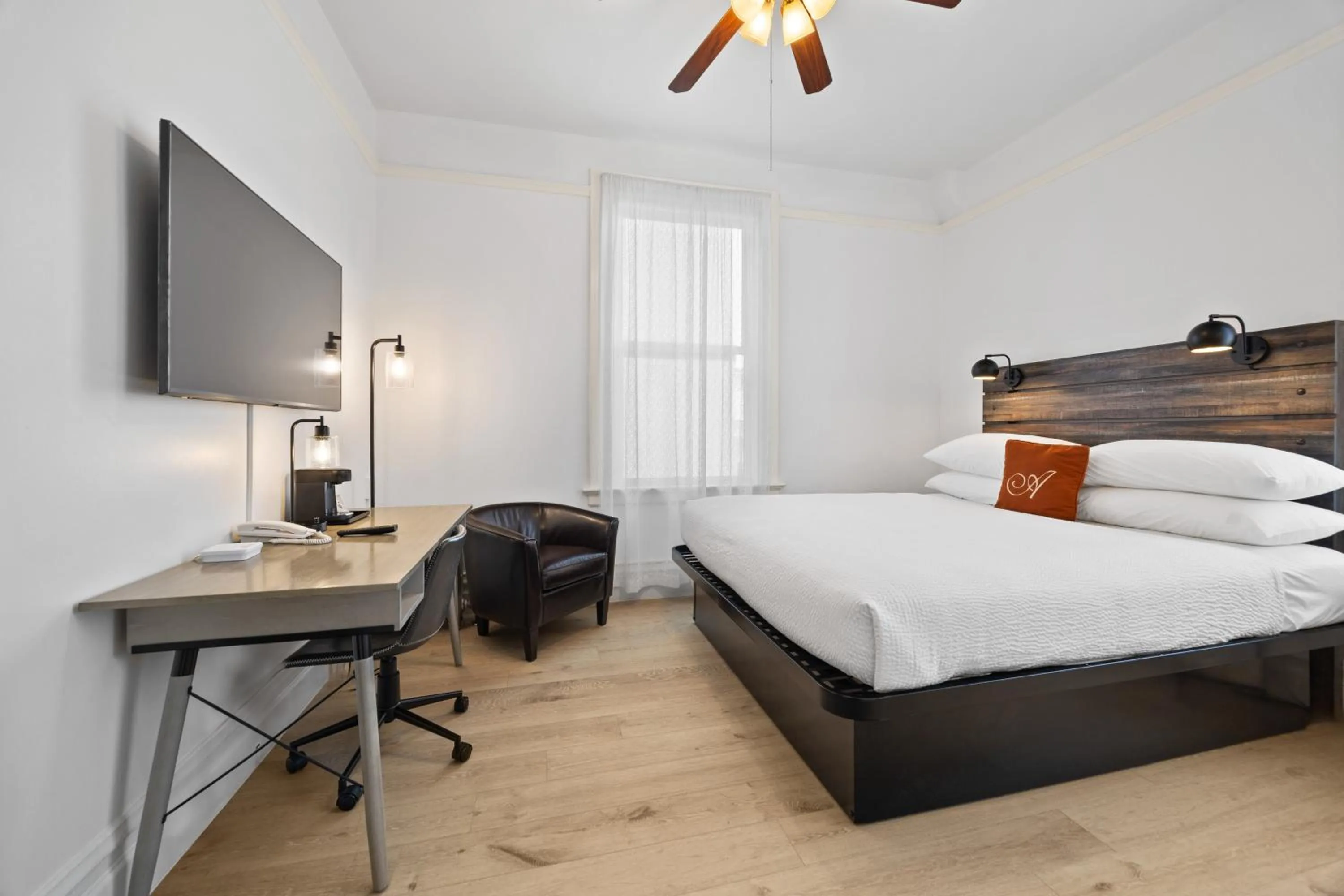 Bed in The Andrews Hotel