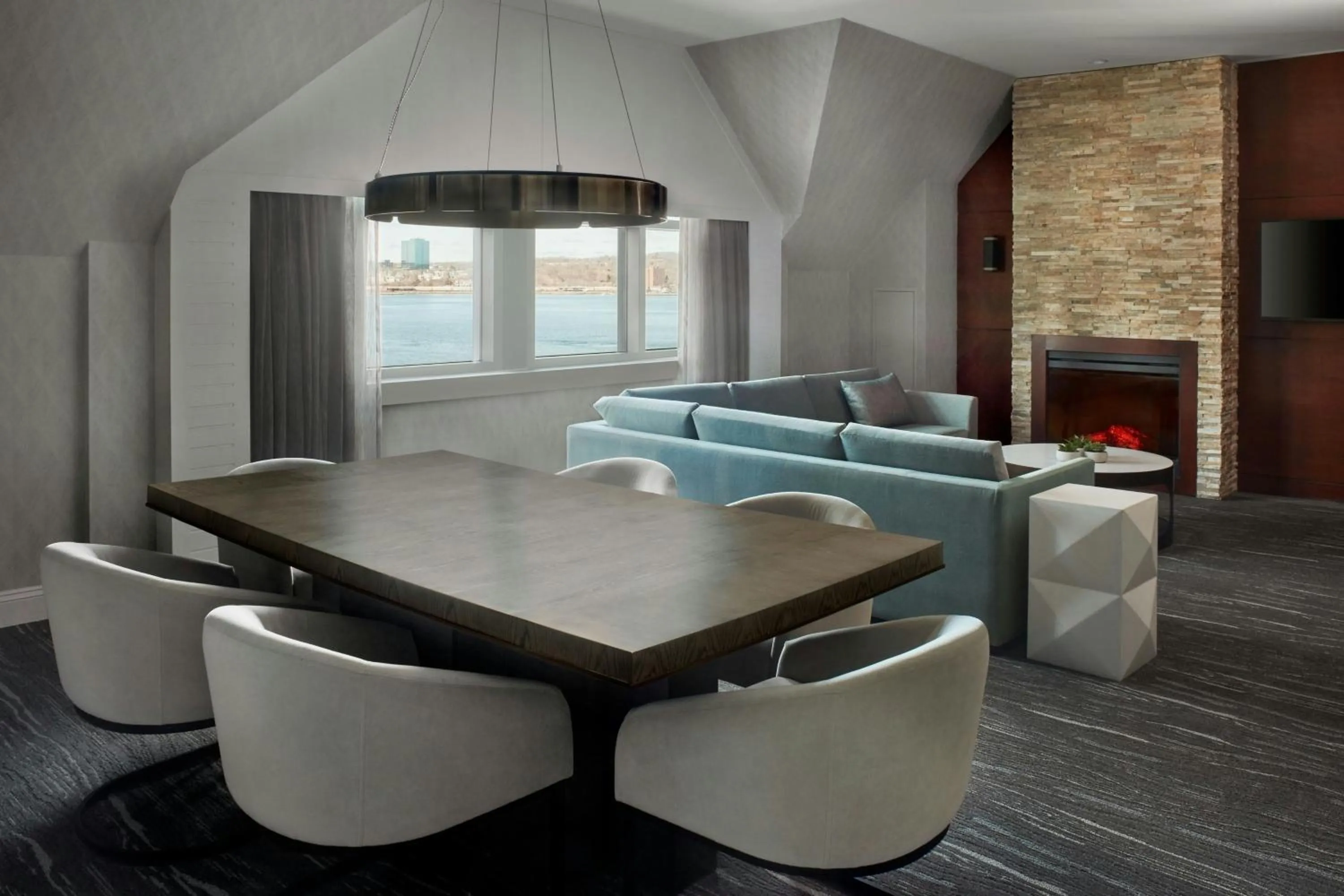 Bedroom in Halifax Marriott Harbourfront Hotel