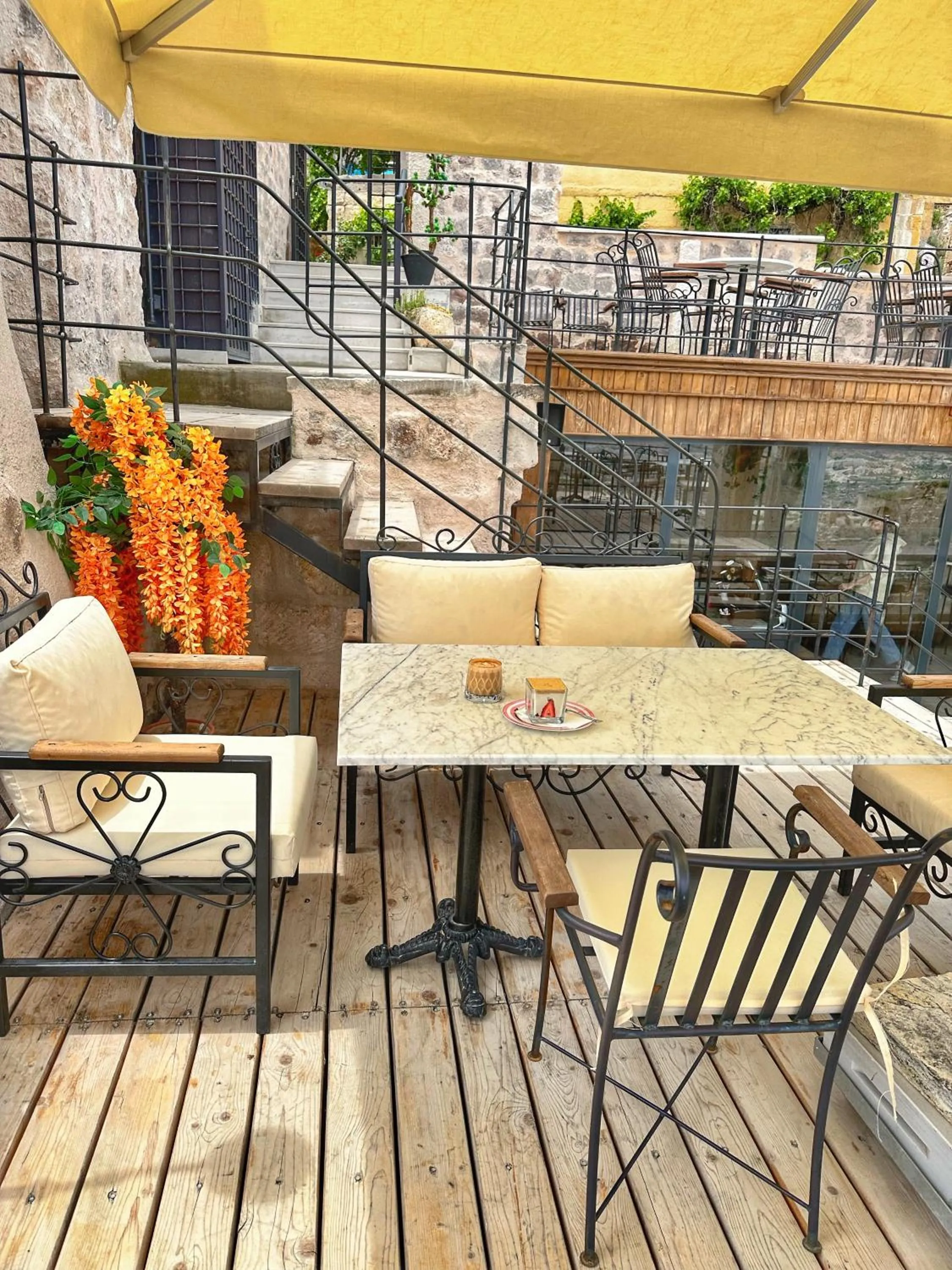 Patio in Takaev Cave House