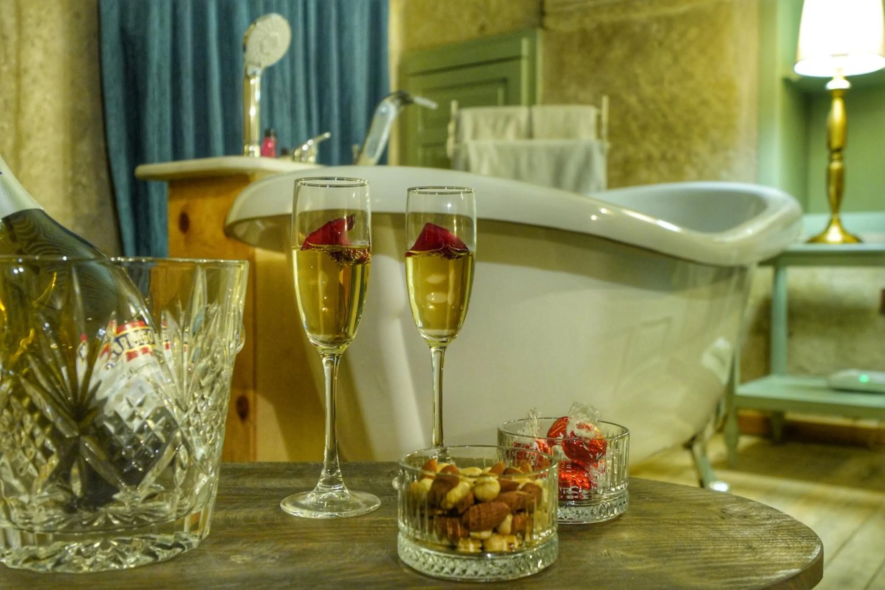 Drinks in Takaev Cave House