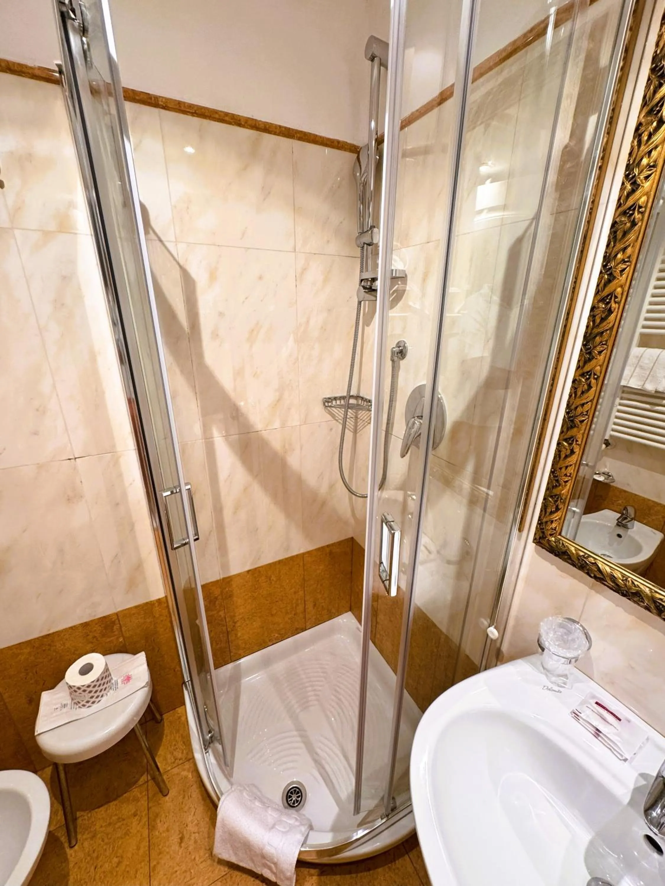 Shower in Hotel Corte Contarina