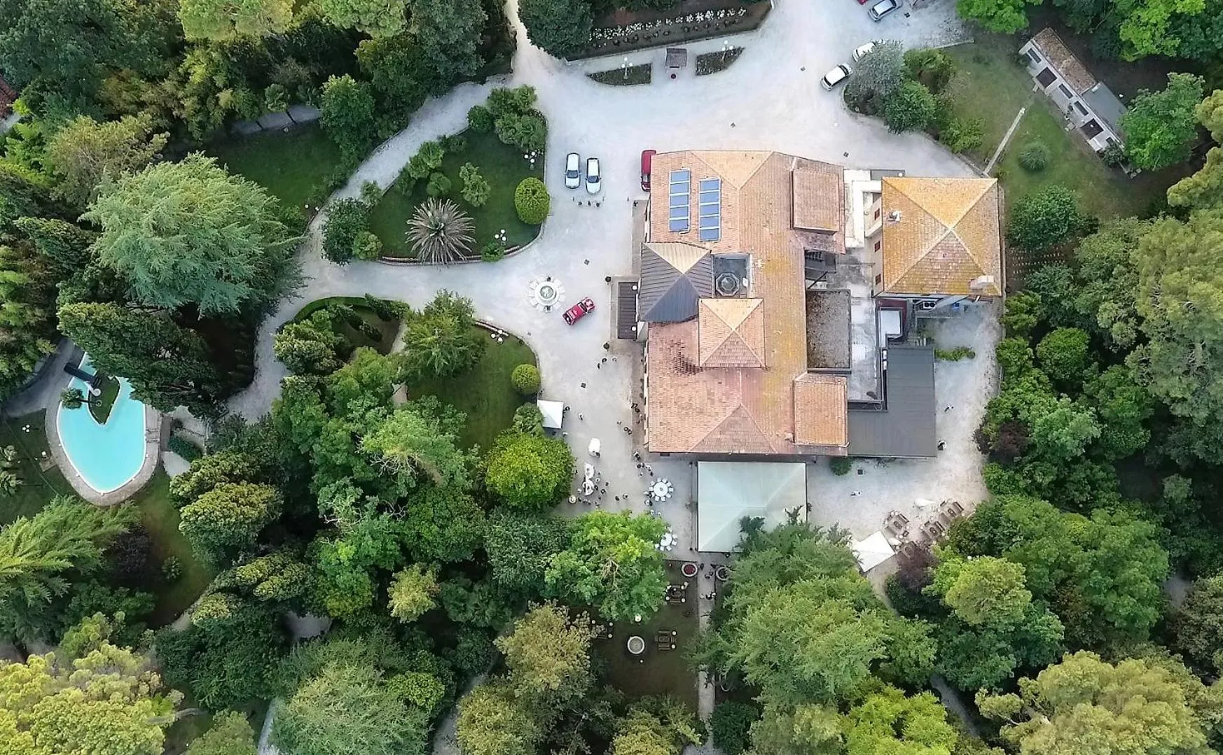 Bird's eye view in Hotel Villa Quiete