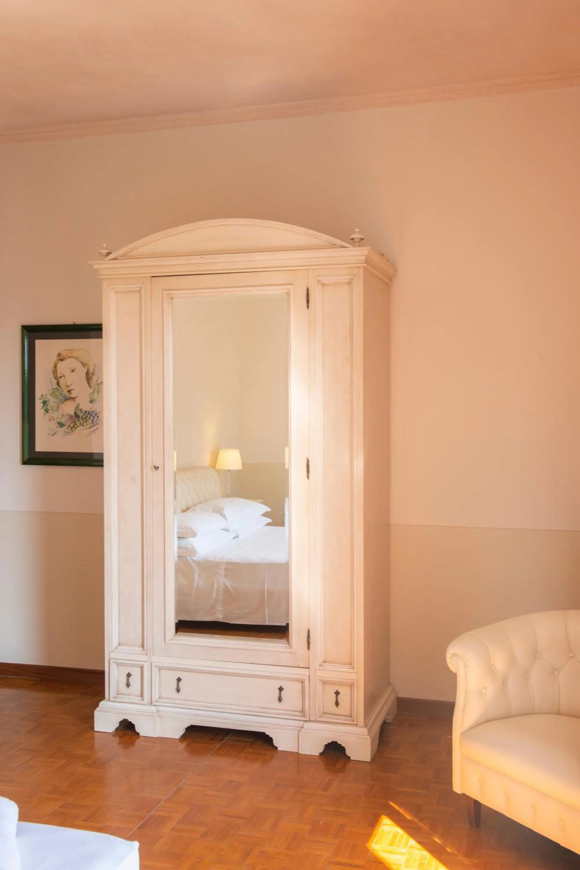 Bed in Hotel Villa Quiete