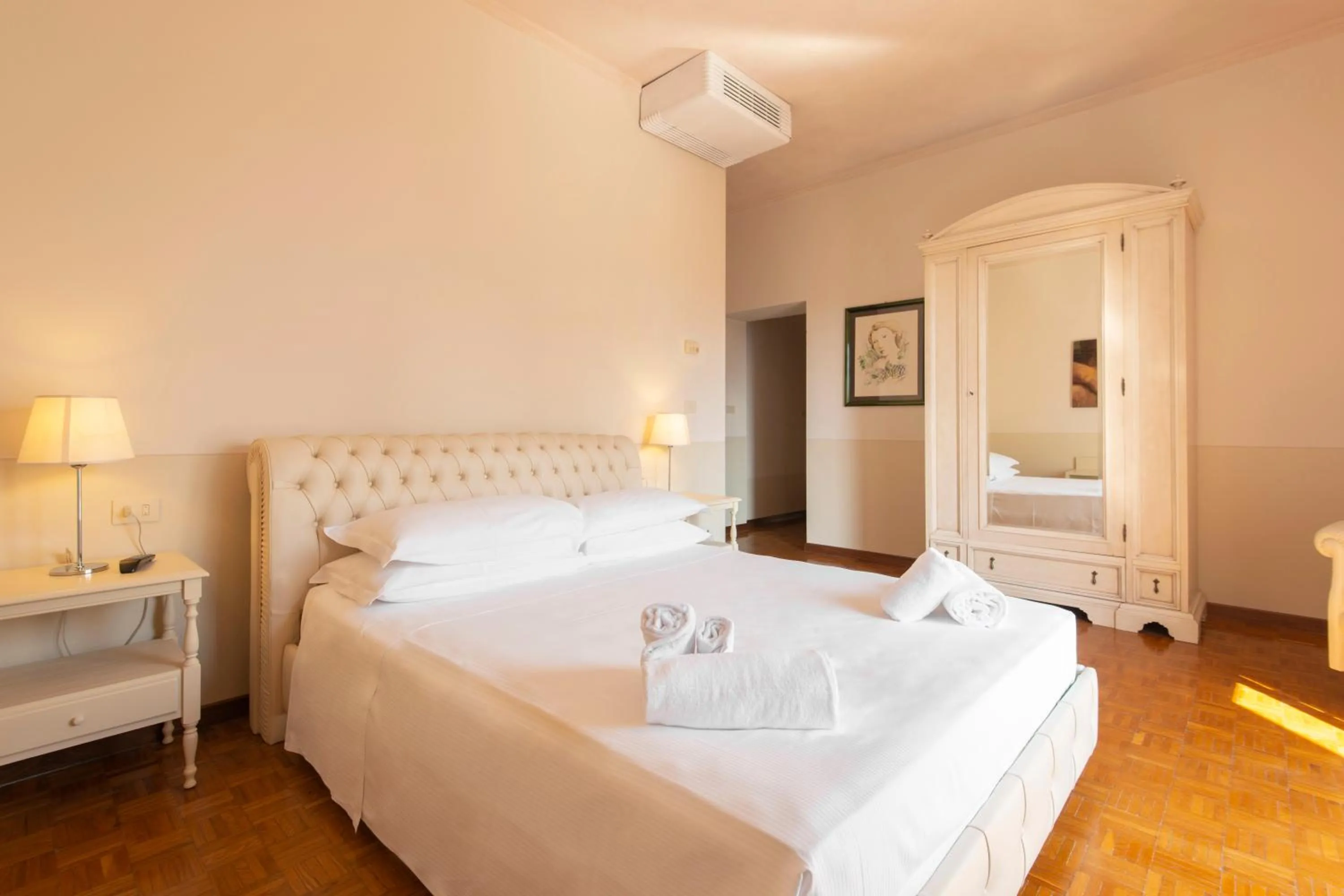 Bed in Hotel Villa Quiete
