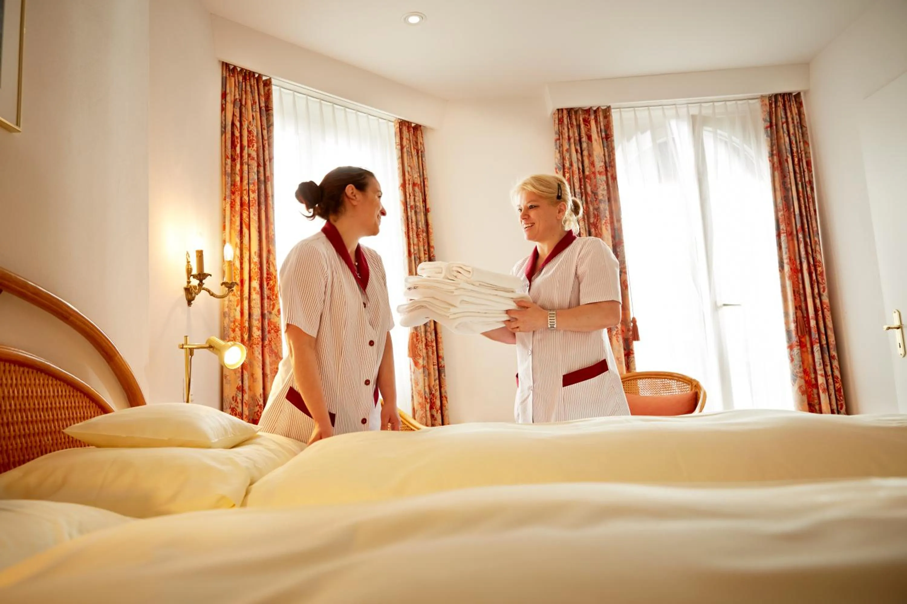 Bed in Casanna Hotel Davos City Center