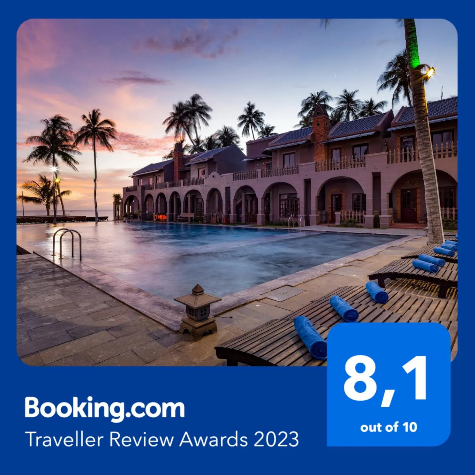 Swimming pool in Le' VIVA Resort Mui Ne