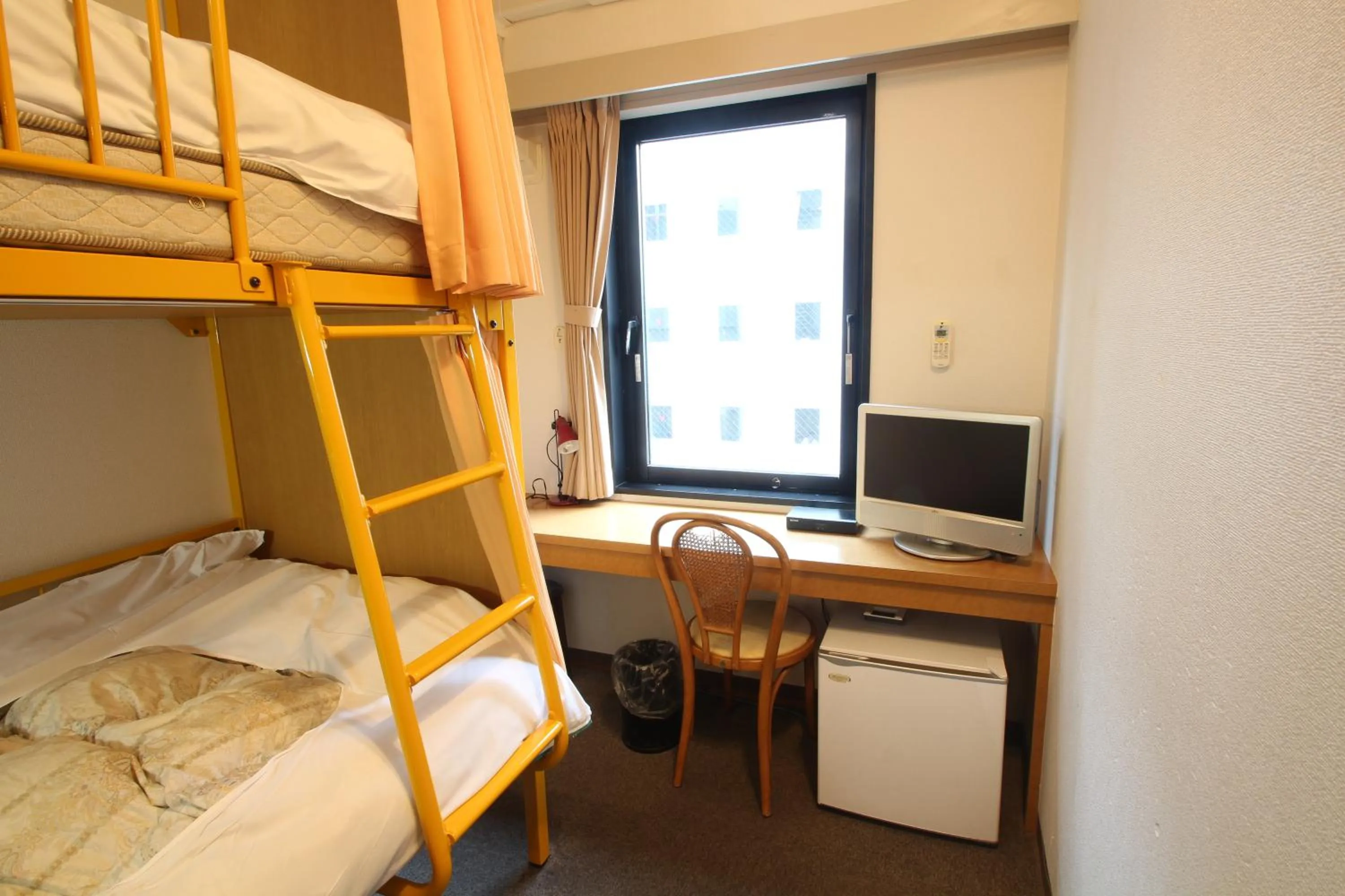 Decorative detail, Bed in Sakura Hotel Ikebukuro