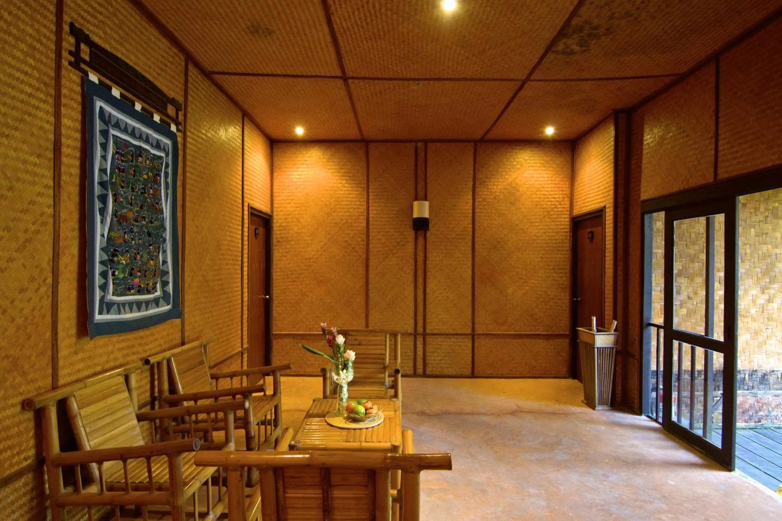 Seating area in Hmong Hilltribe Lodge