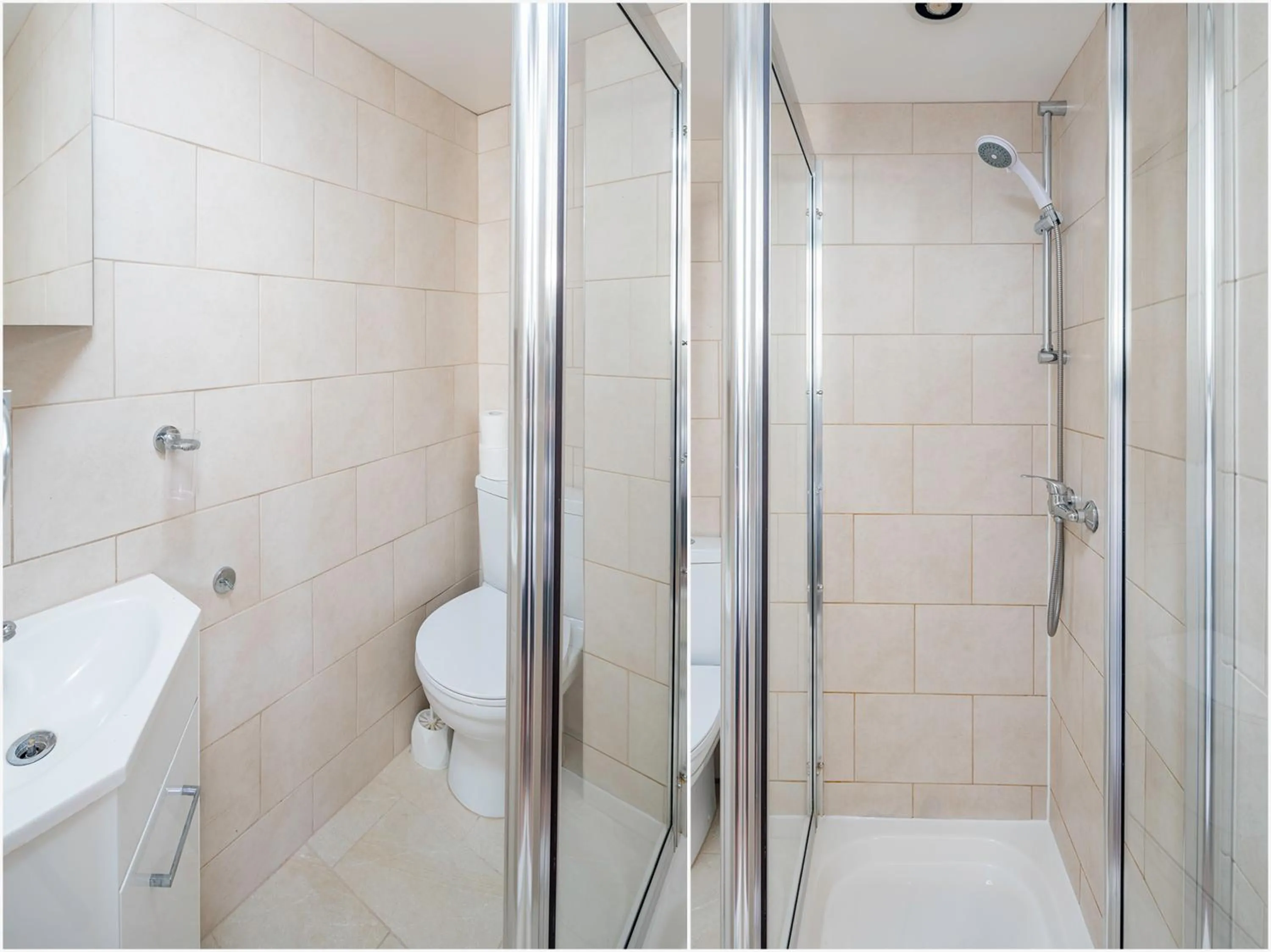 Shower in Belgravia Rooms Hotel