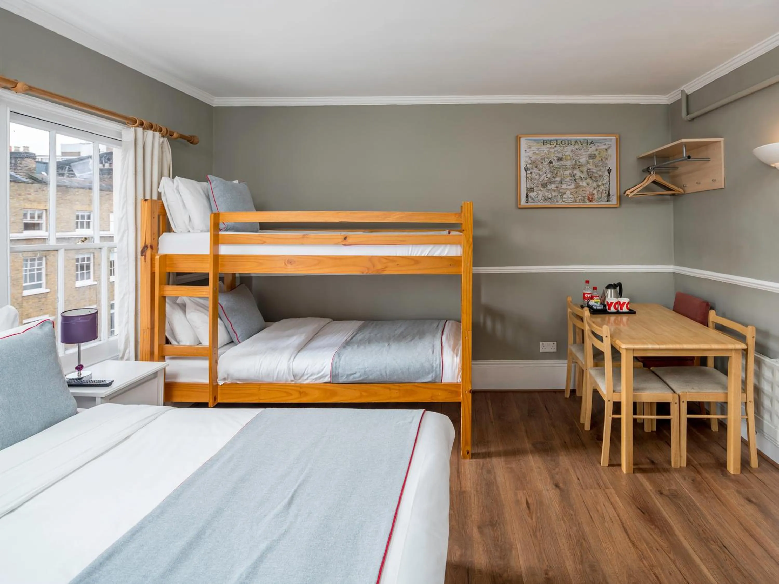 Bedroom in Belgravia Rooms Hotel