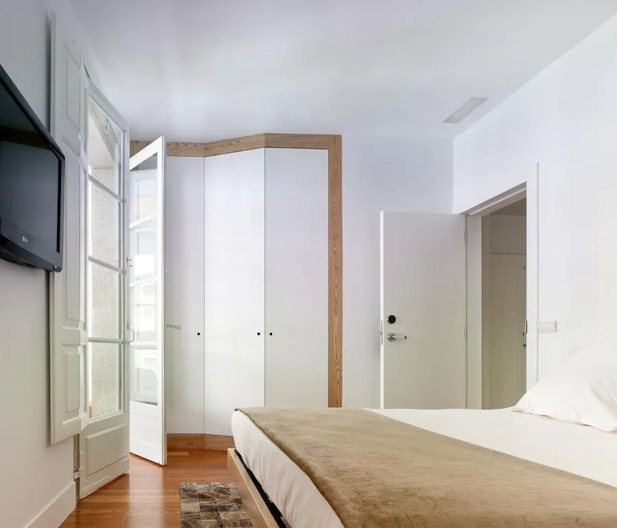 Bedroom, Bed in Hotel Pazo de Altamira
