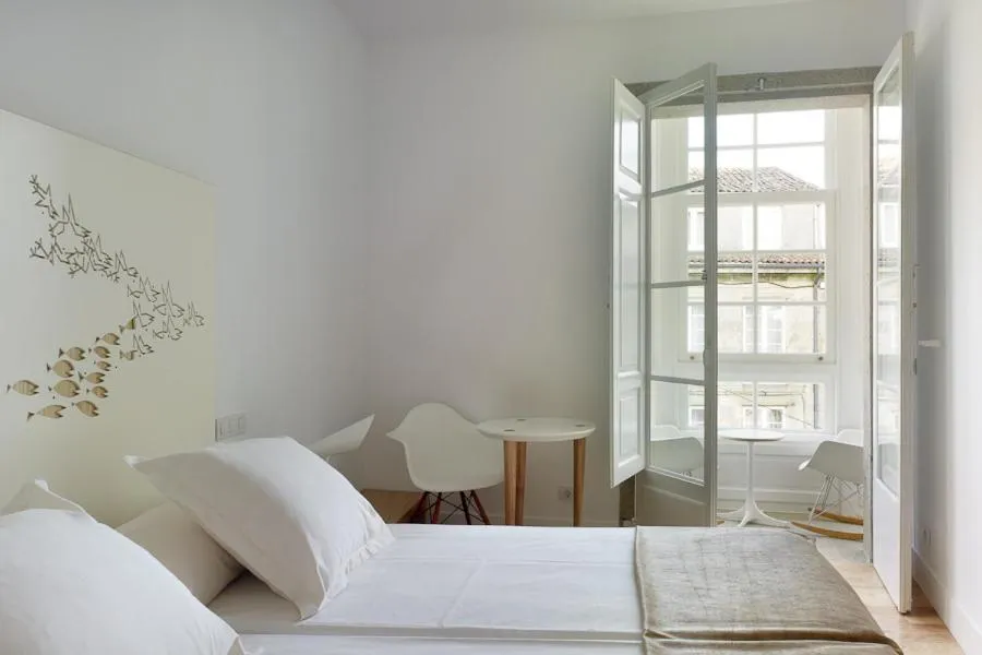 Bedroom, Bed in Hotel Pazo de Altamira