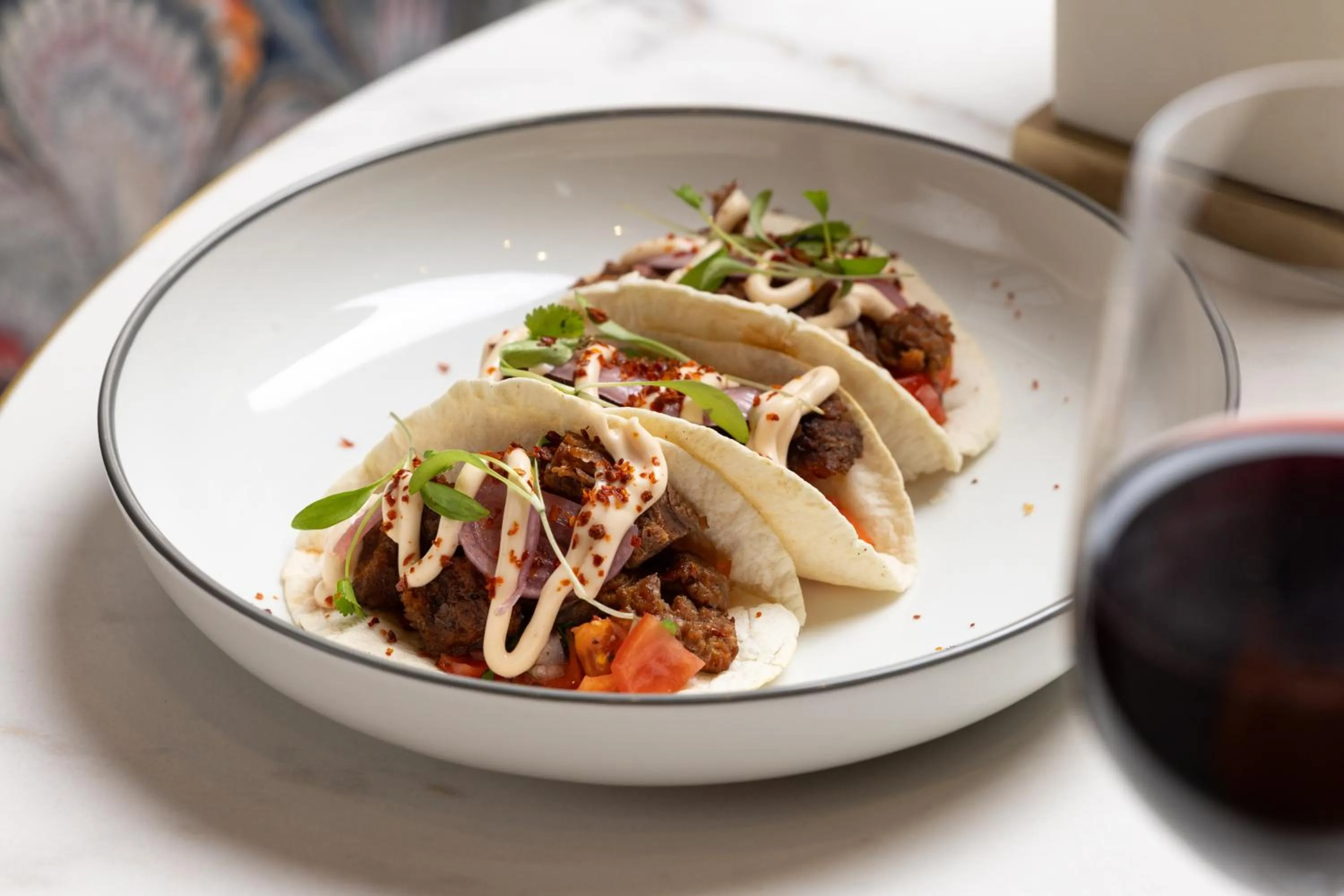 Food and drinks in The Kensington Hideaway