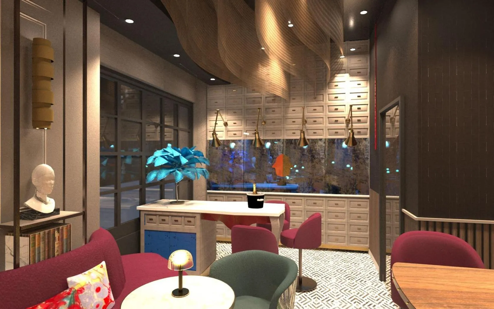 Restaurant/places to eat in The Kensington Hideaway