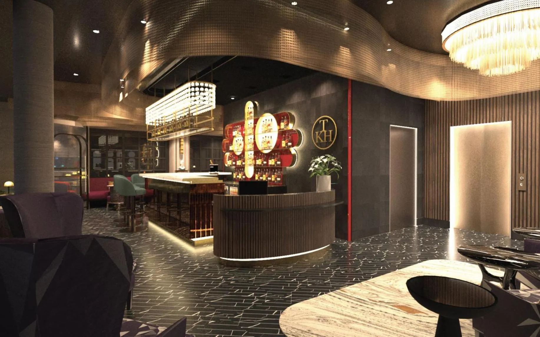 Restaurant/places to eat in The Kensington Hideaway