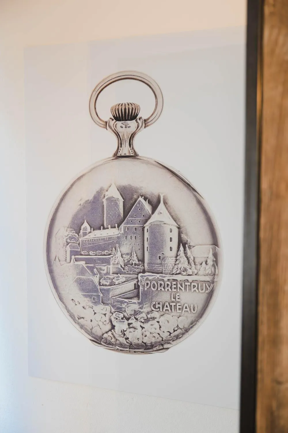 Decorative detail in Albergo Diffuso Porrentruy