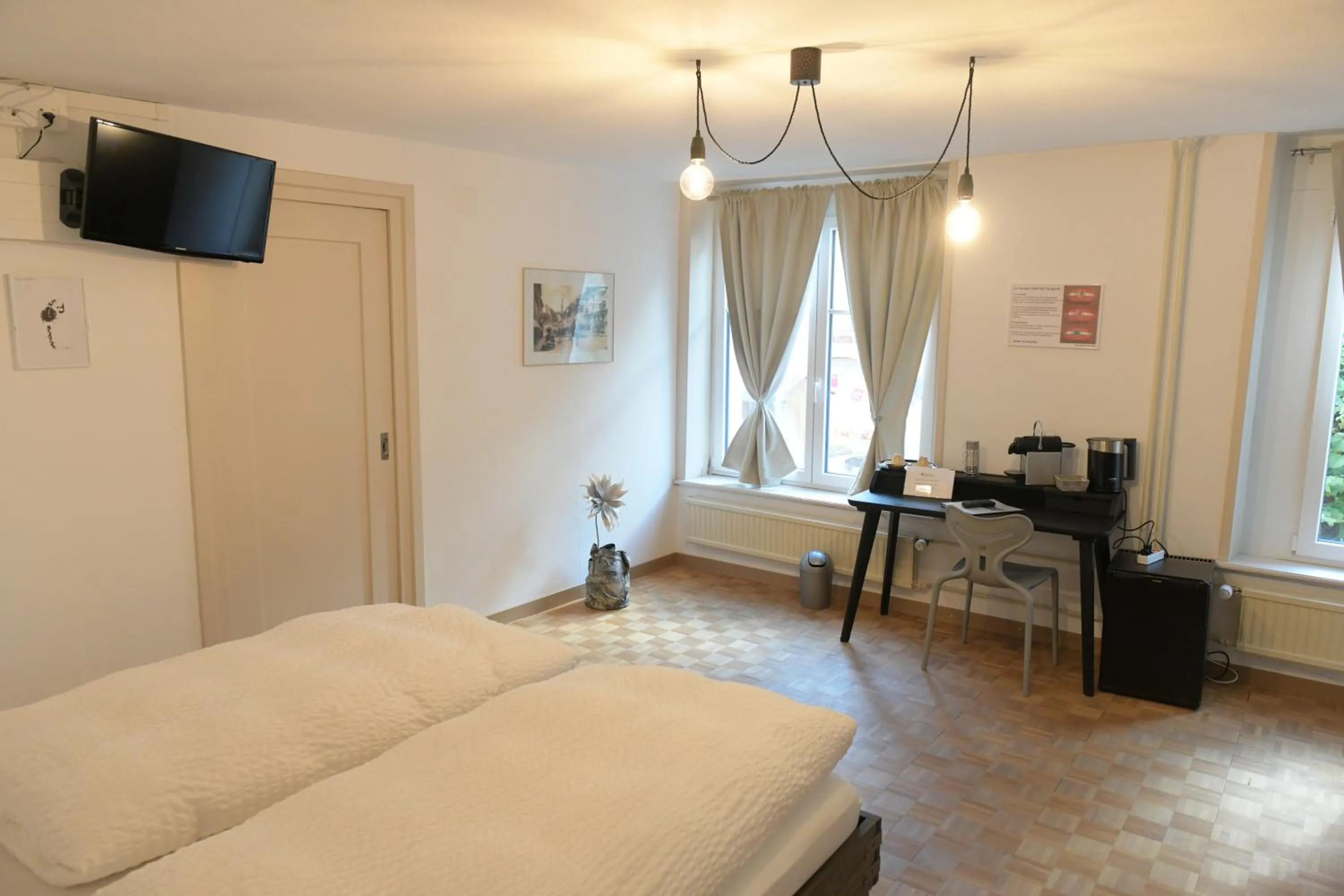 Bedroom, Bed in Albergo Diffuso Porrentruy