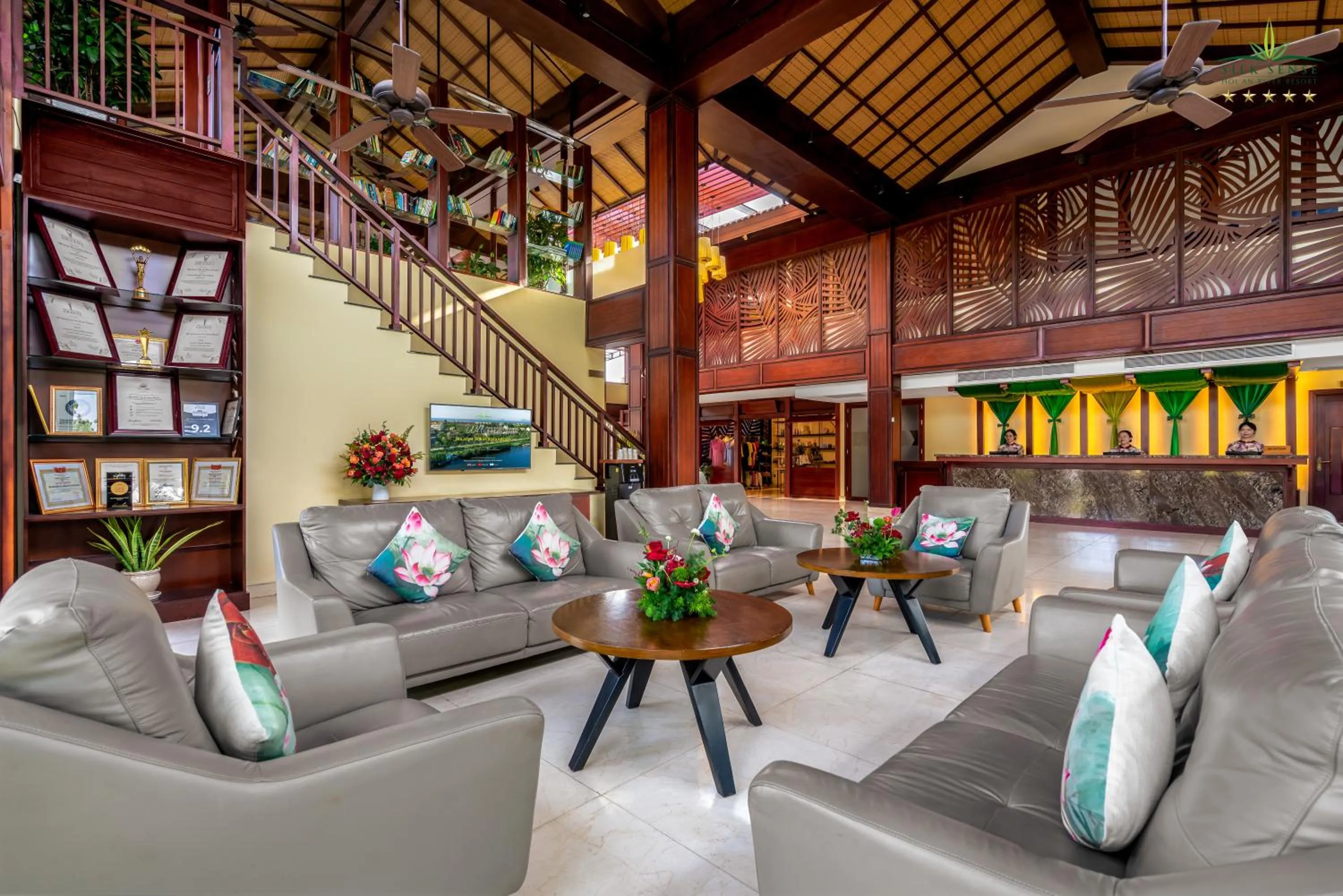 Lobby or reception in Silk Sense Hoi An River Resort - Green Luxury Escape