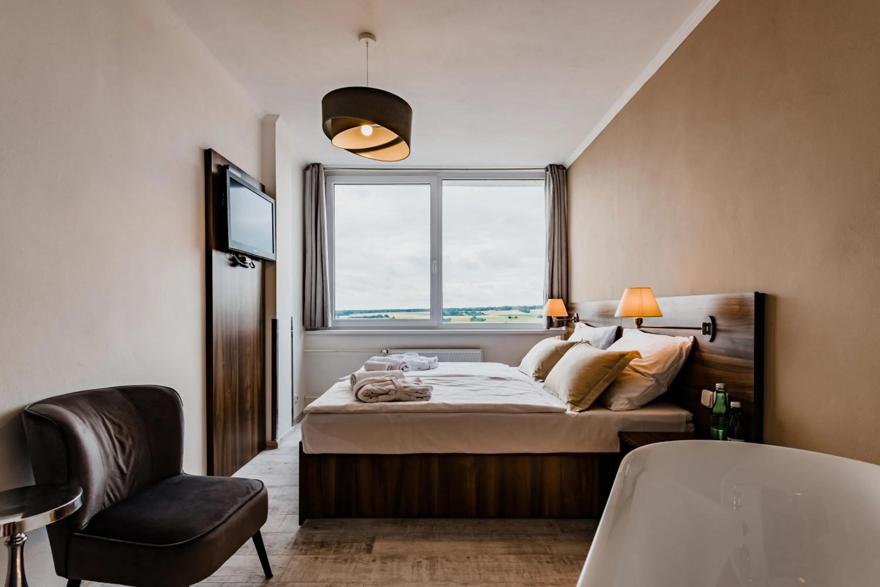 Bed in Hotel Palcát