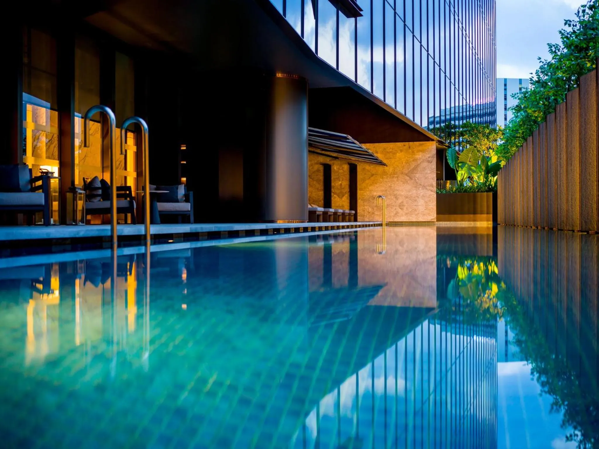 Swimming pool in InterContinental Singapore Robertson Quay by IHG