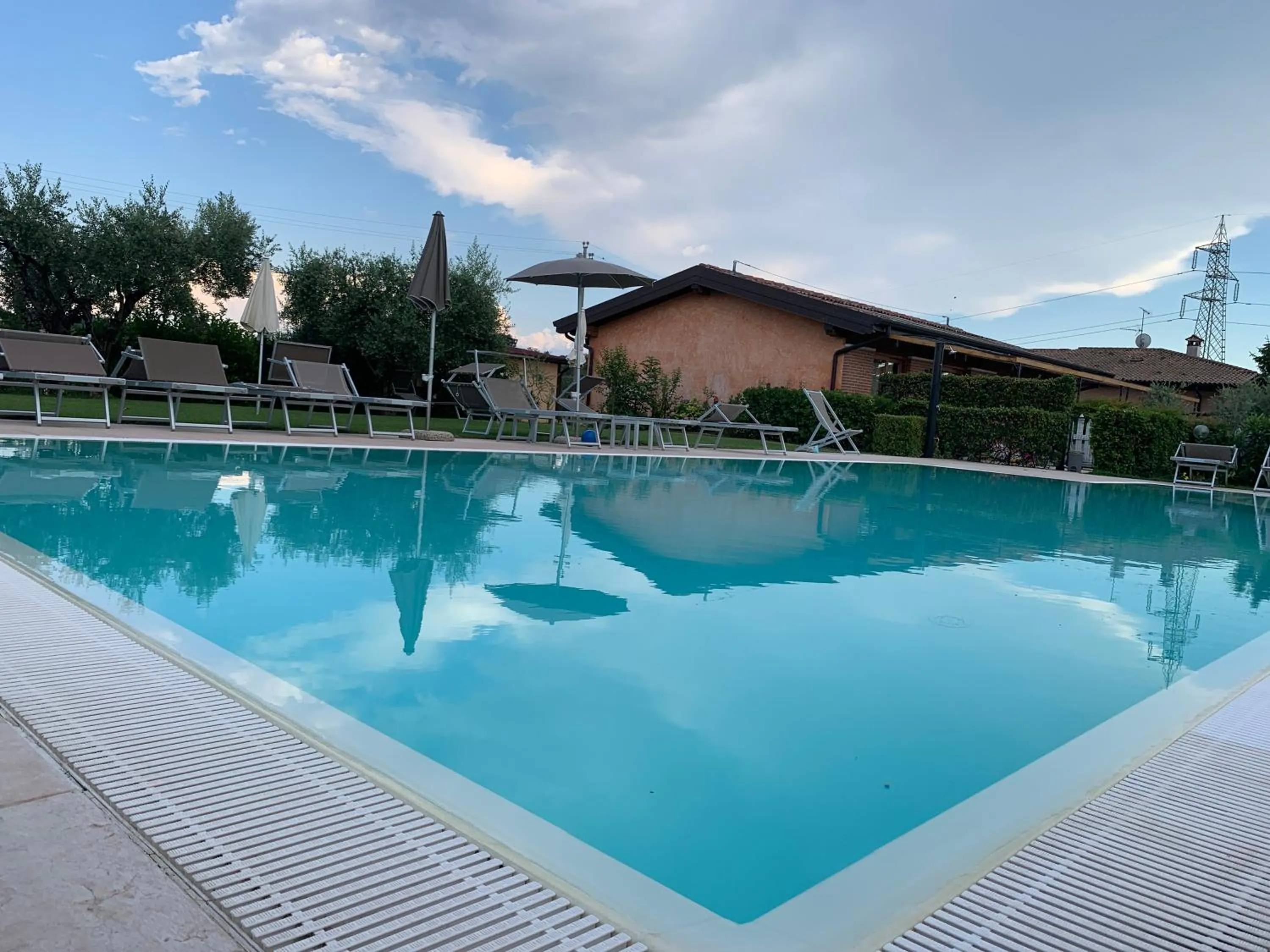 Pool view in Agriturismo La Palazzina