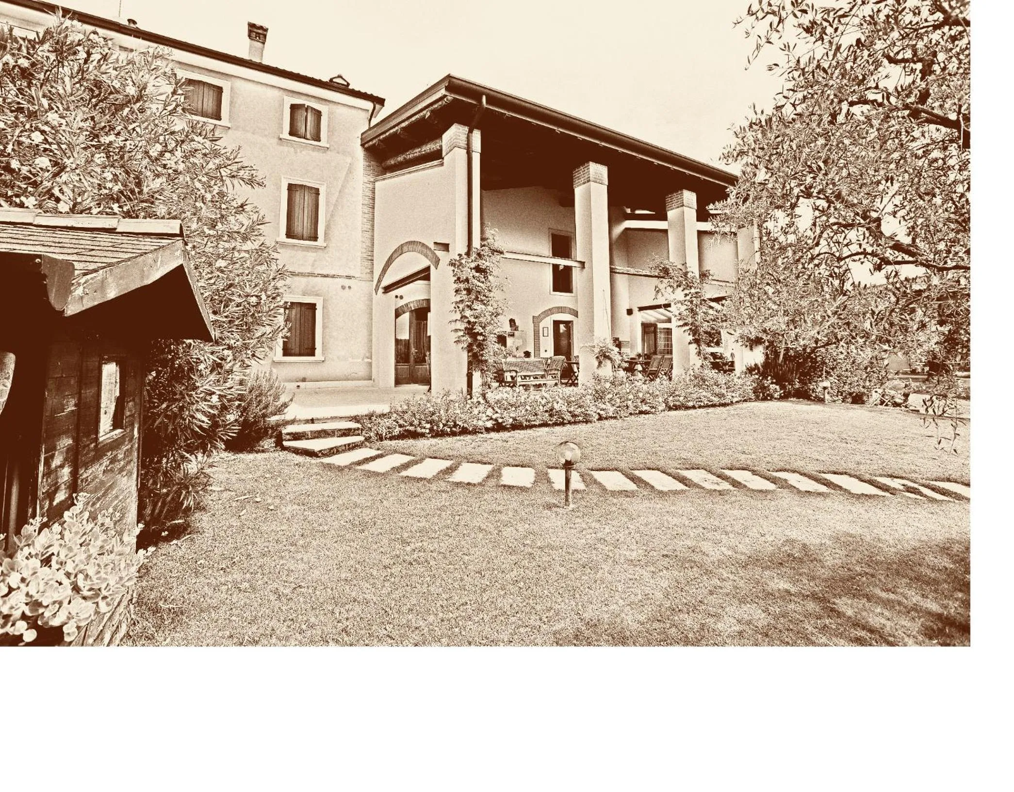 Garden in Agriturismo La Palazzina