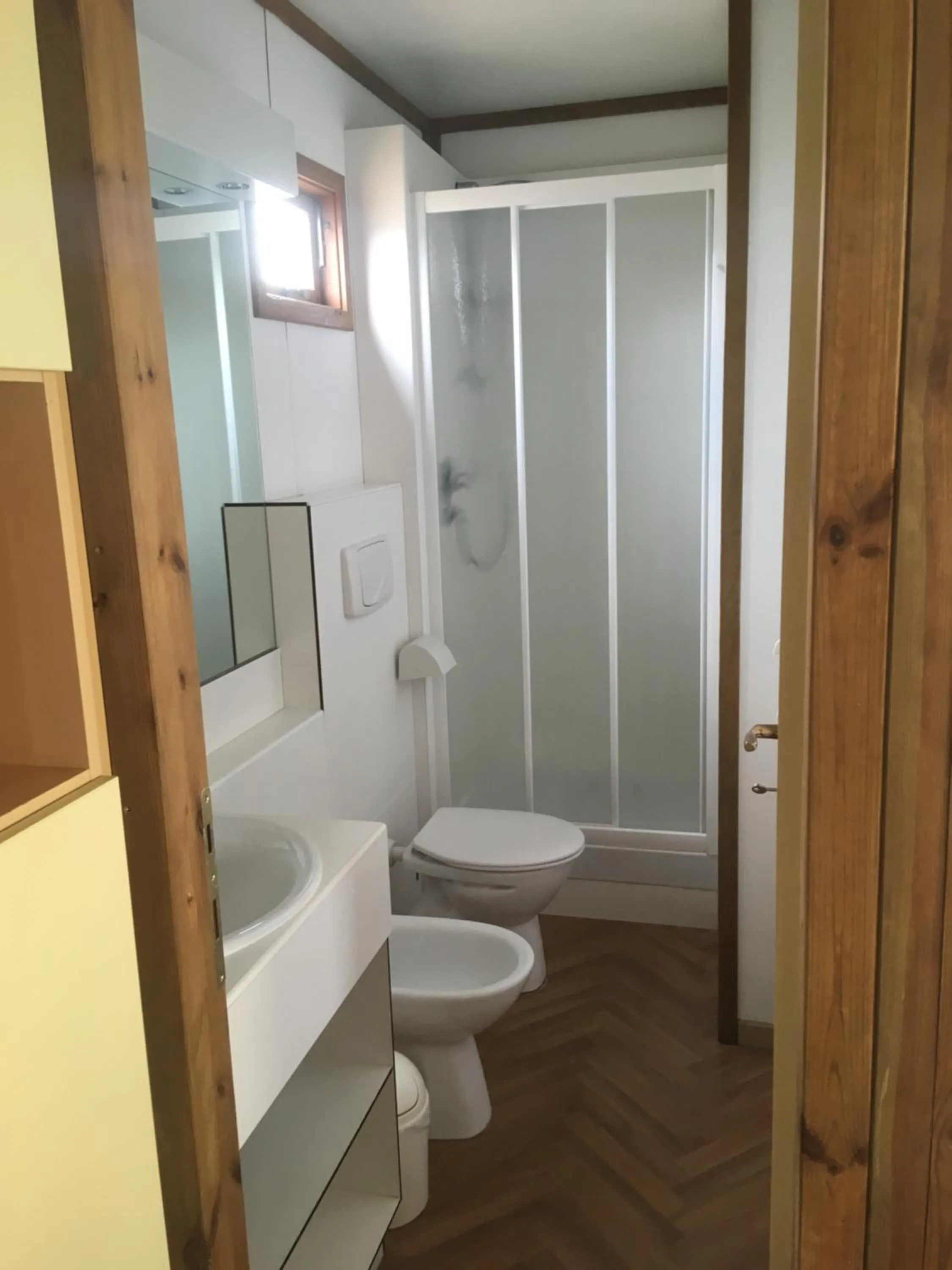 Shower in Agriturismo La Palazzina