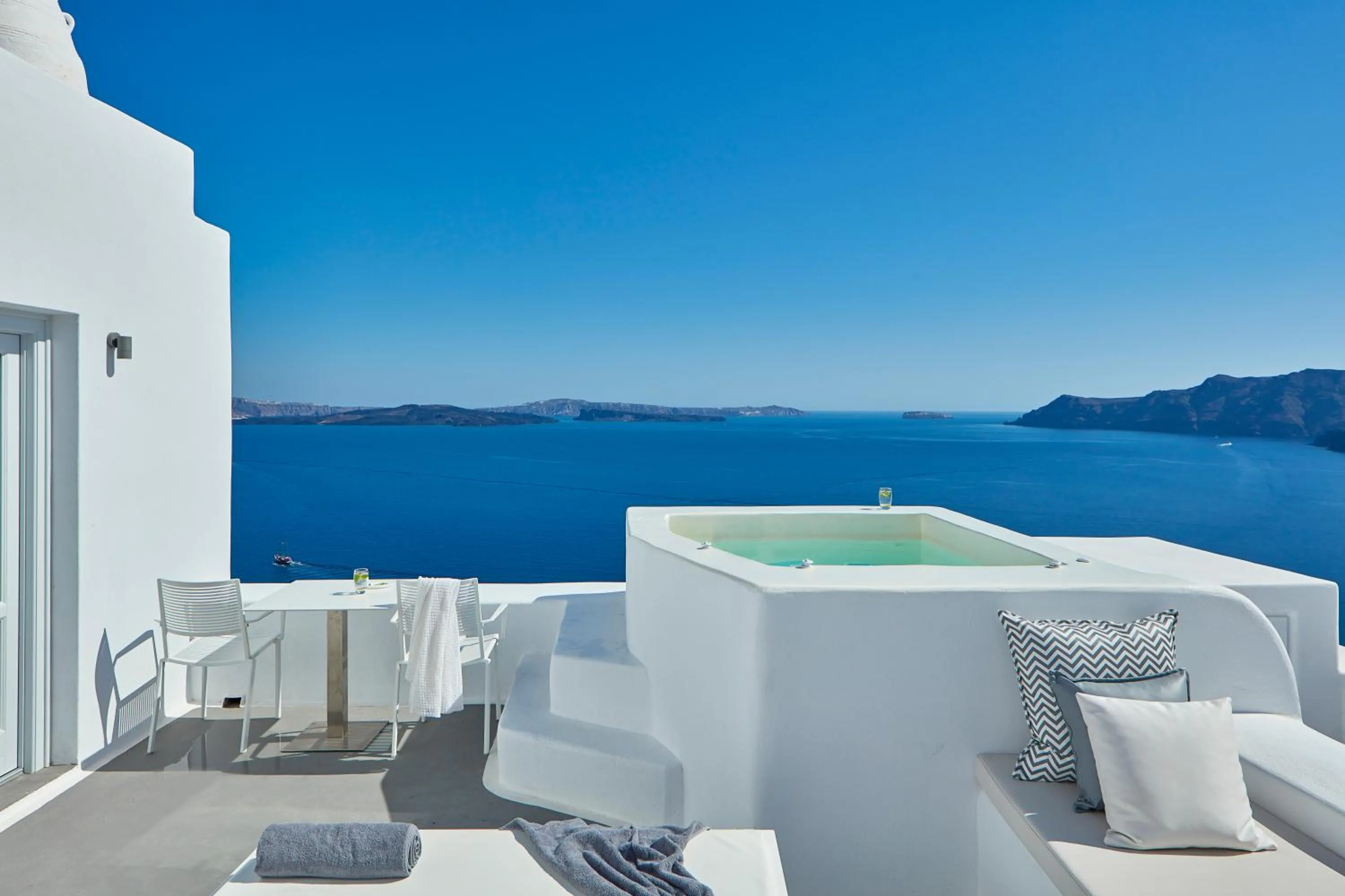 Sea view in Katikies Santorini - The Leading Hotels Of The World