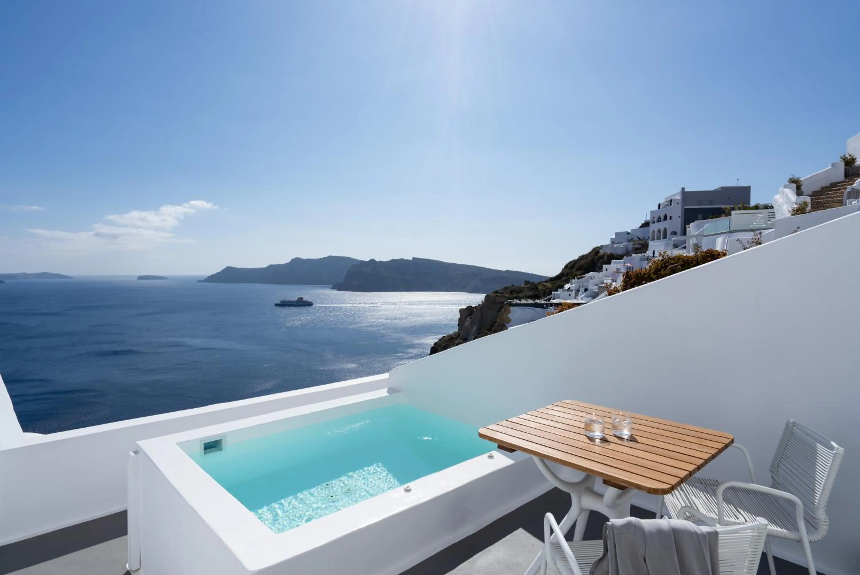 Sea view in Katikies Santorini - The Leading Hotels Of The World
