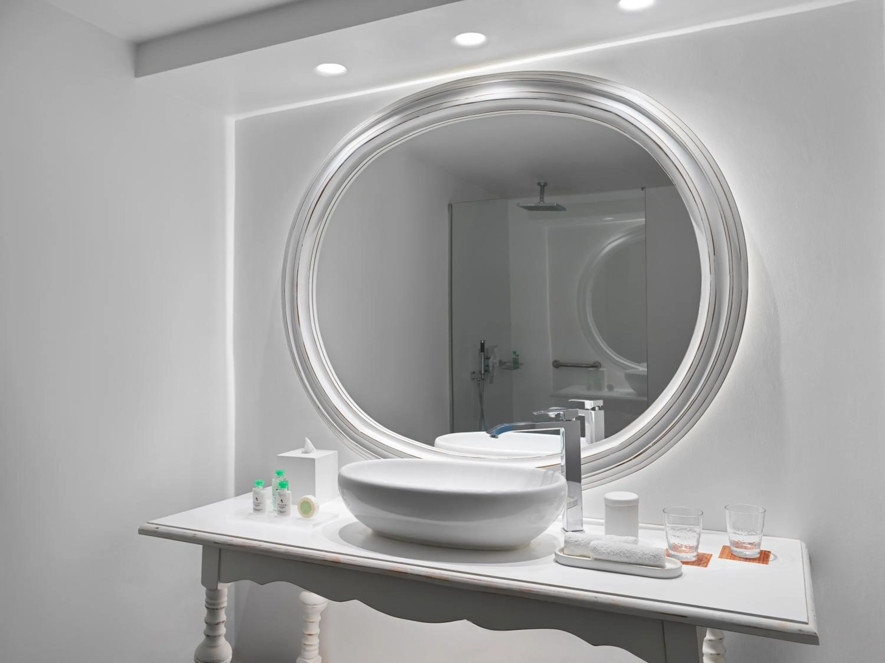 Bathroom in Katikies Santorini - The Leading Hotels Of The World