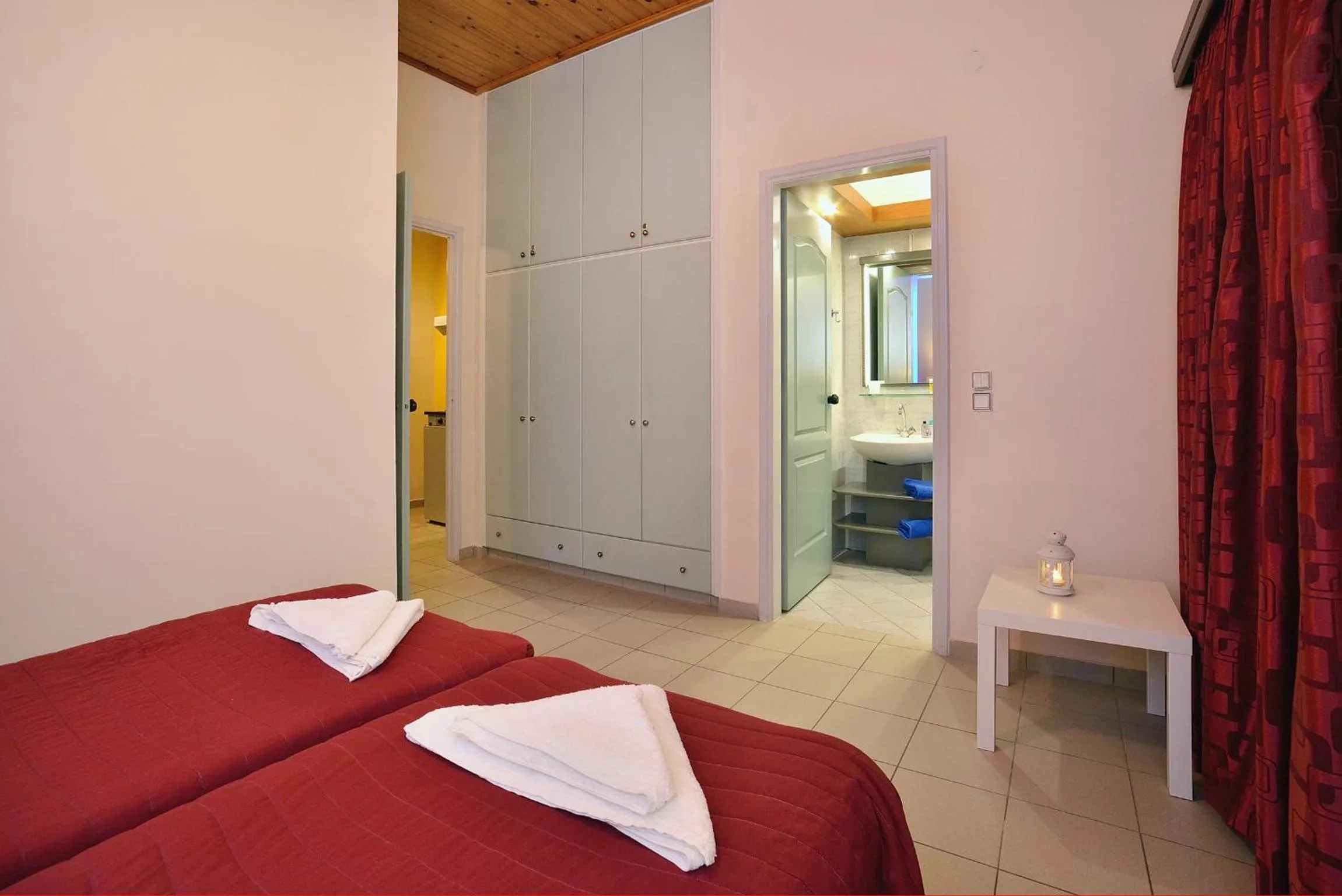 Bedroom, Bed in Mythos- Platanias- Hotel -Apts