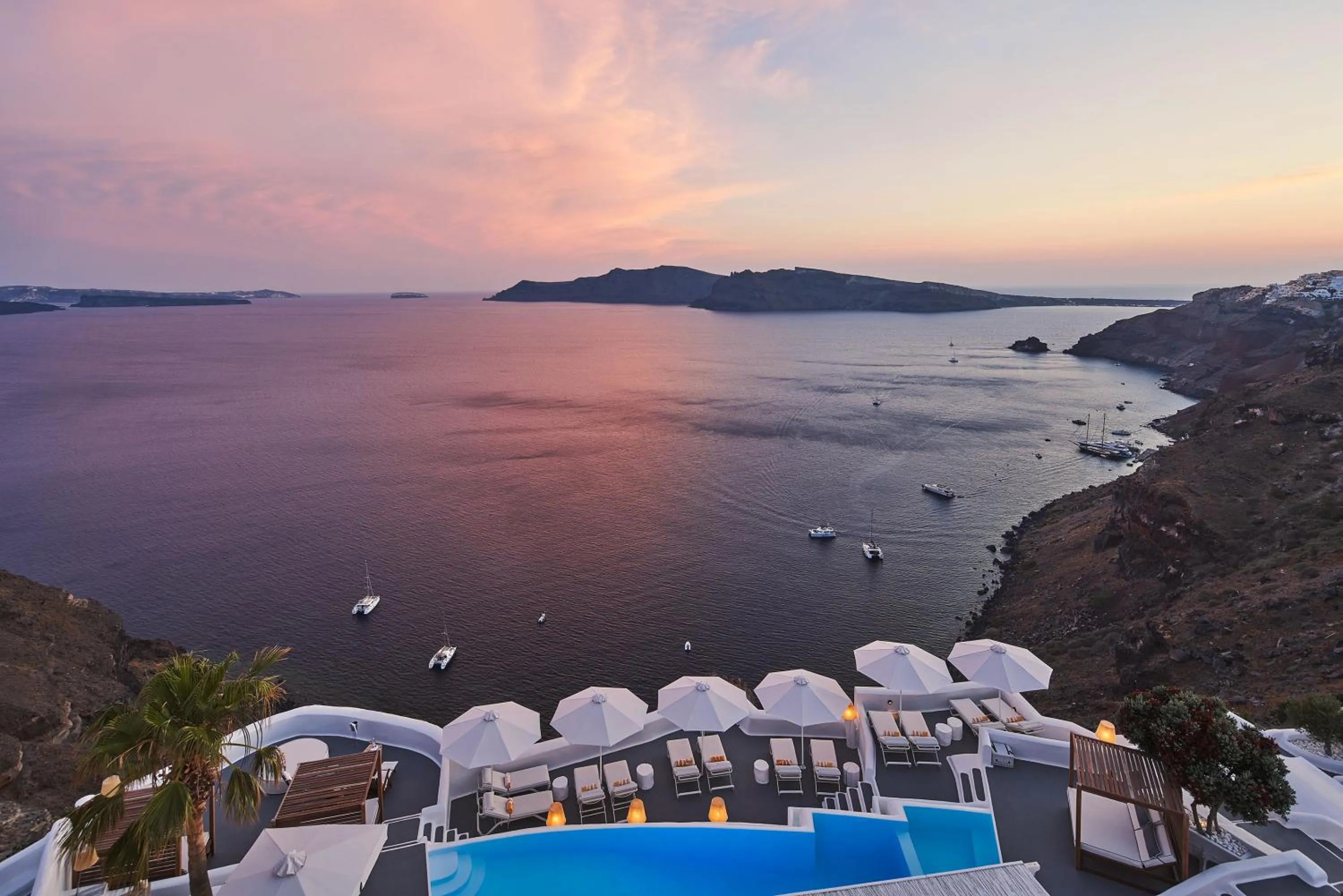 Natural landscape in Katikies Kirini Santorini - The Leading Hotels Of The World