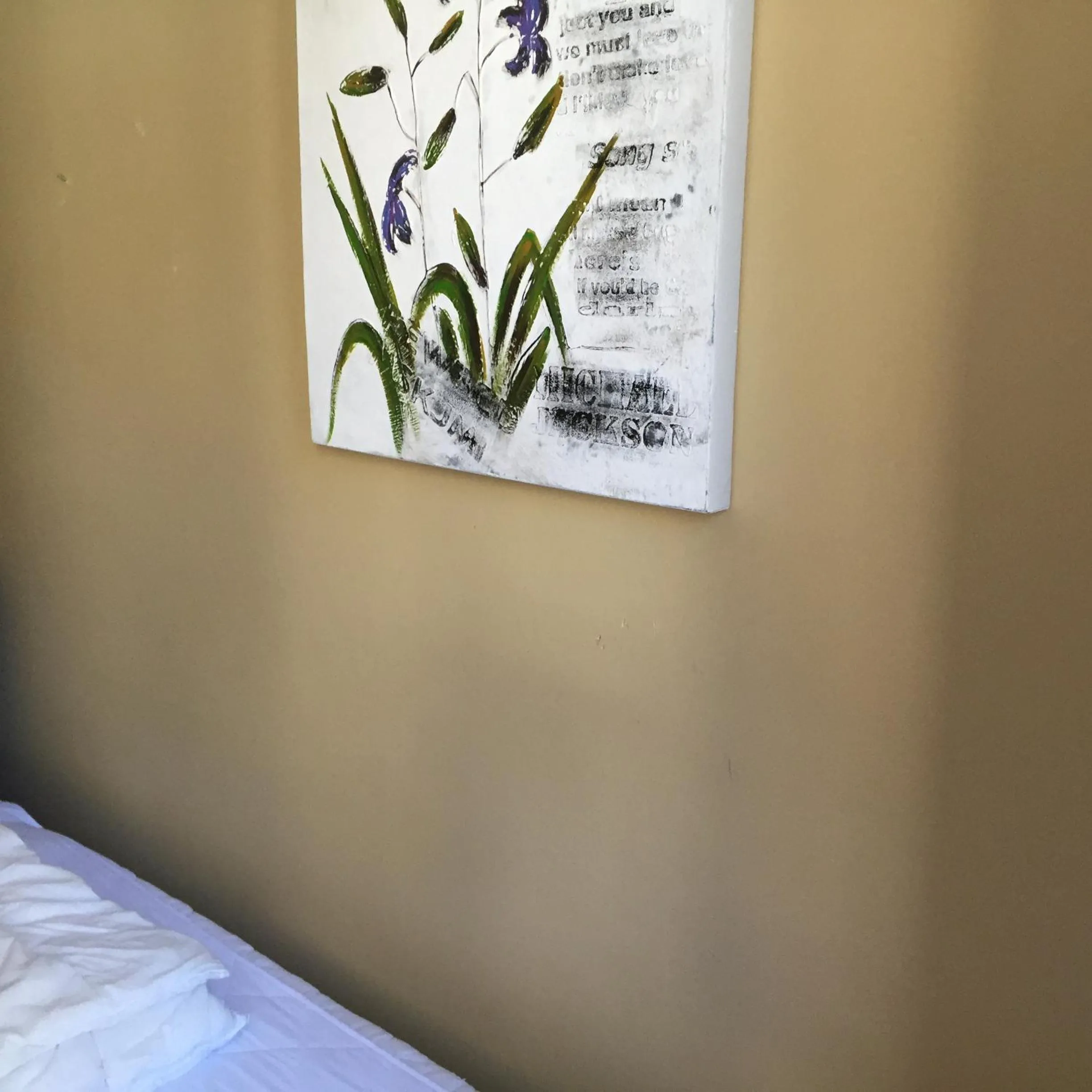 Decorative detail, Bed in Linné Hostel