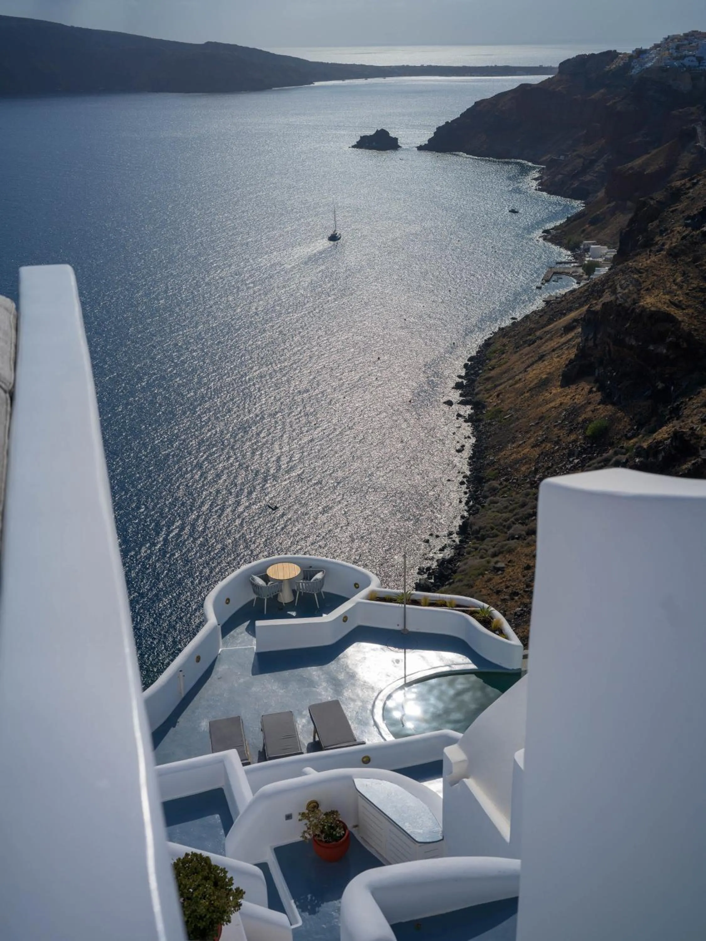View (from property/room) in IKIES Santorini