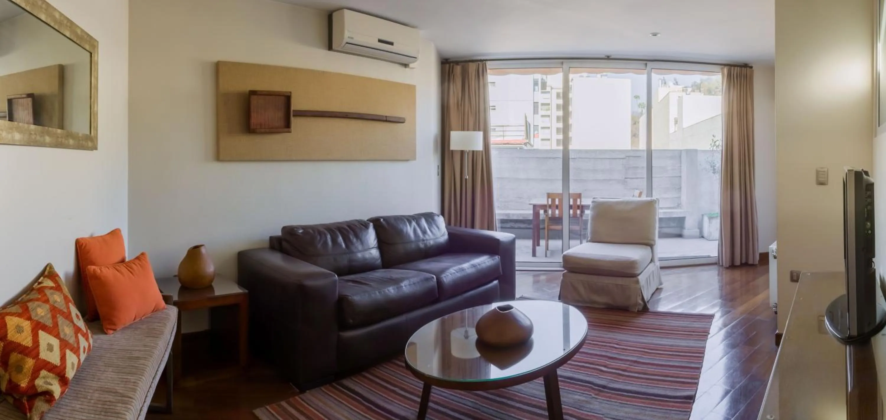 Living room in Lastarria Aparts