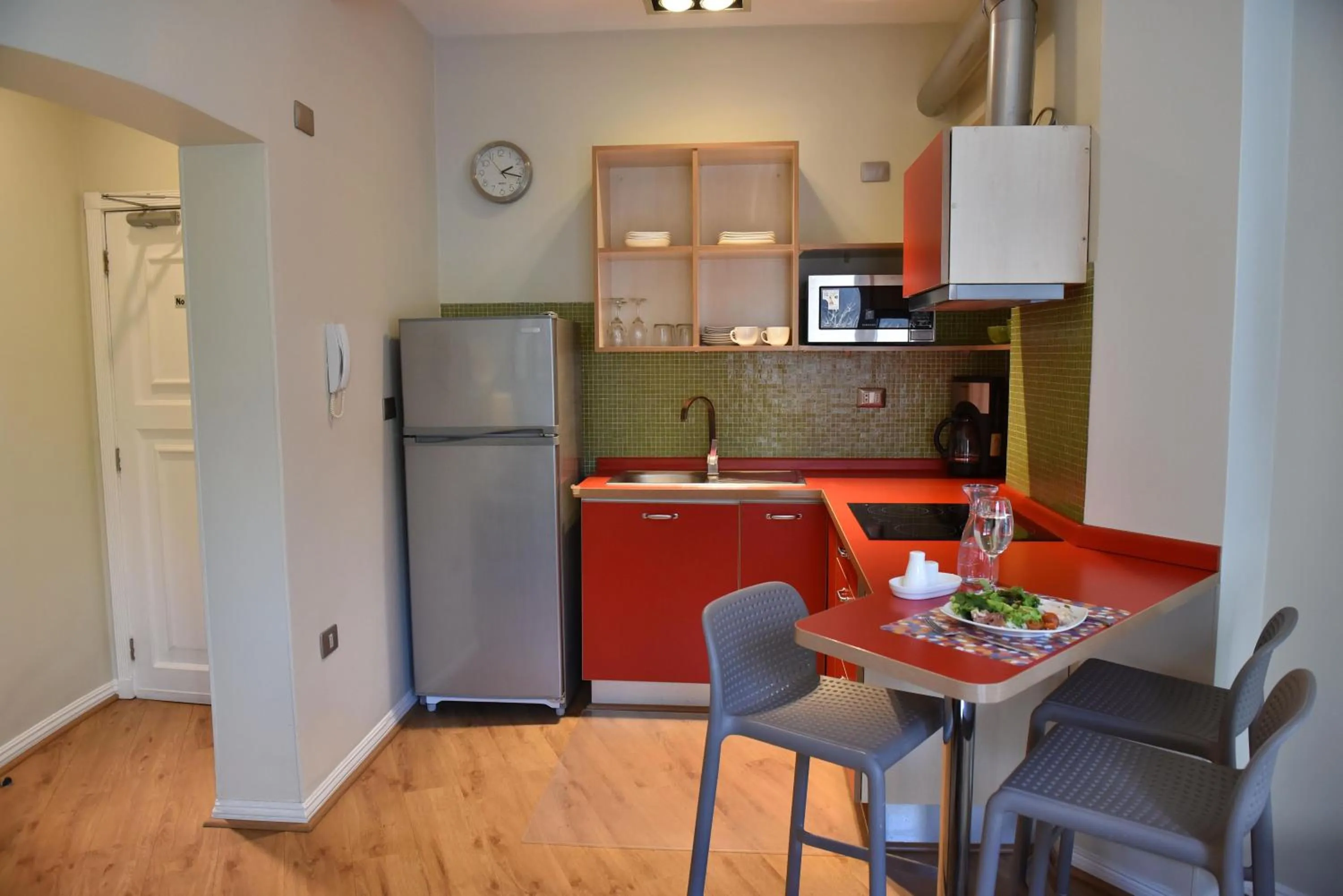 Kitchen or kitchenette in Lastarria Aparts