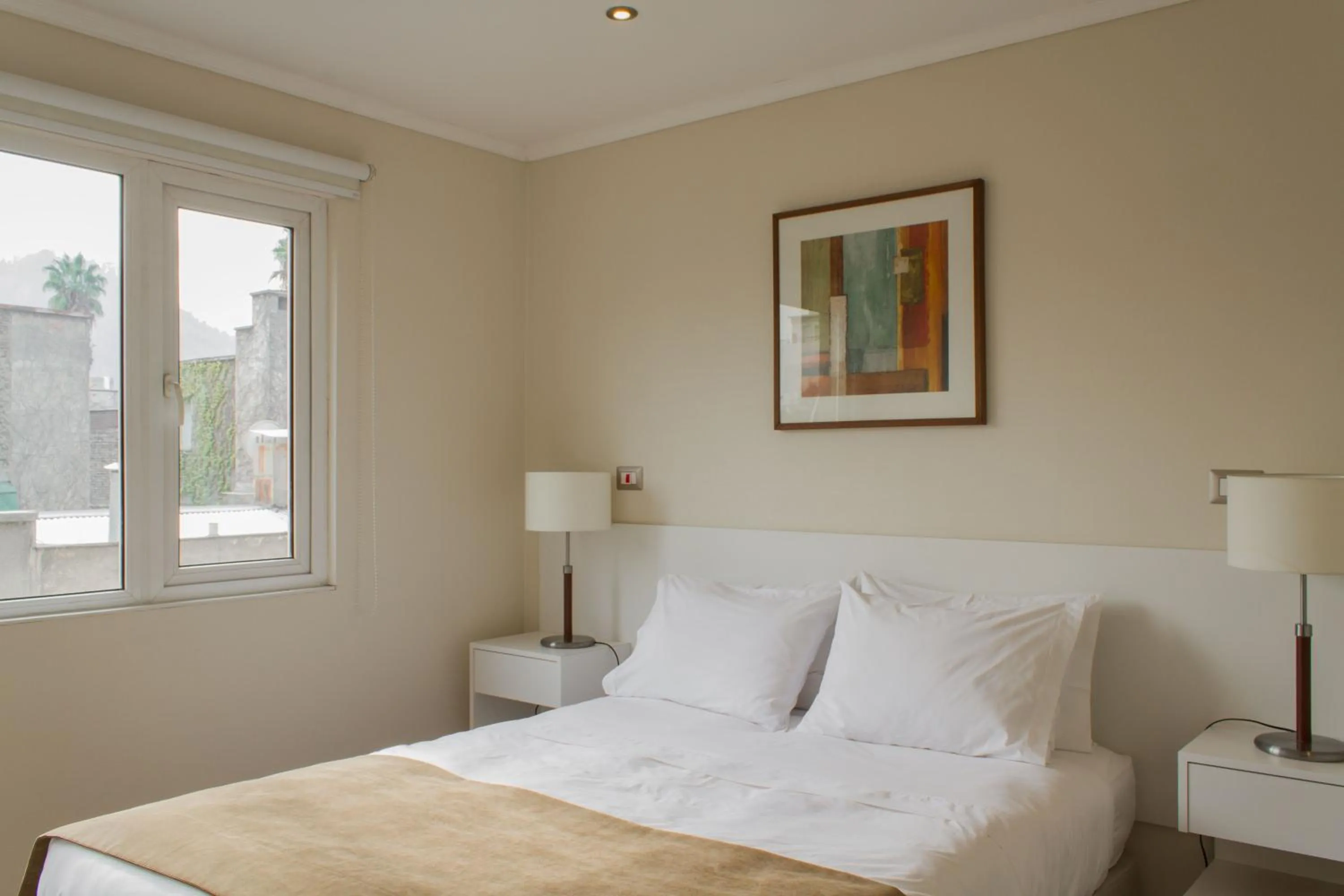 Bedroom, Bed in Lastarria Aparts