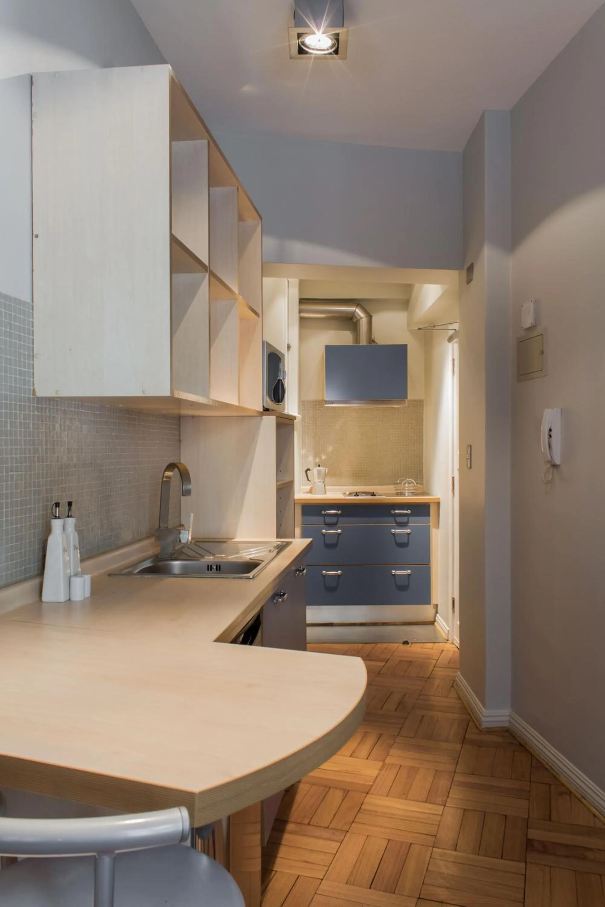 Kitchen or kitchenette in Lastarria Aparts