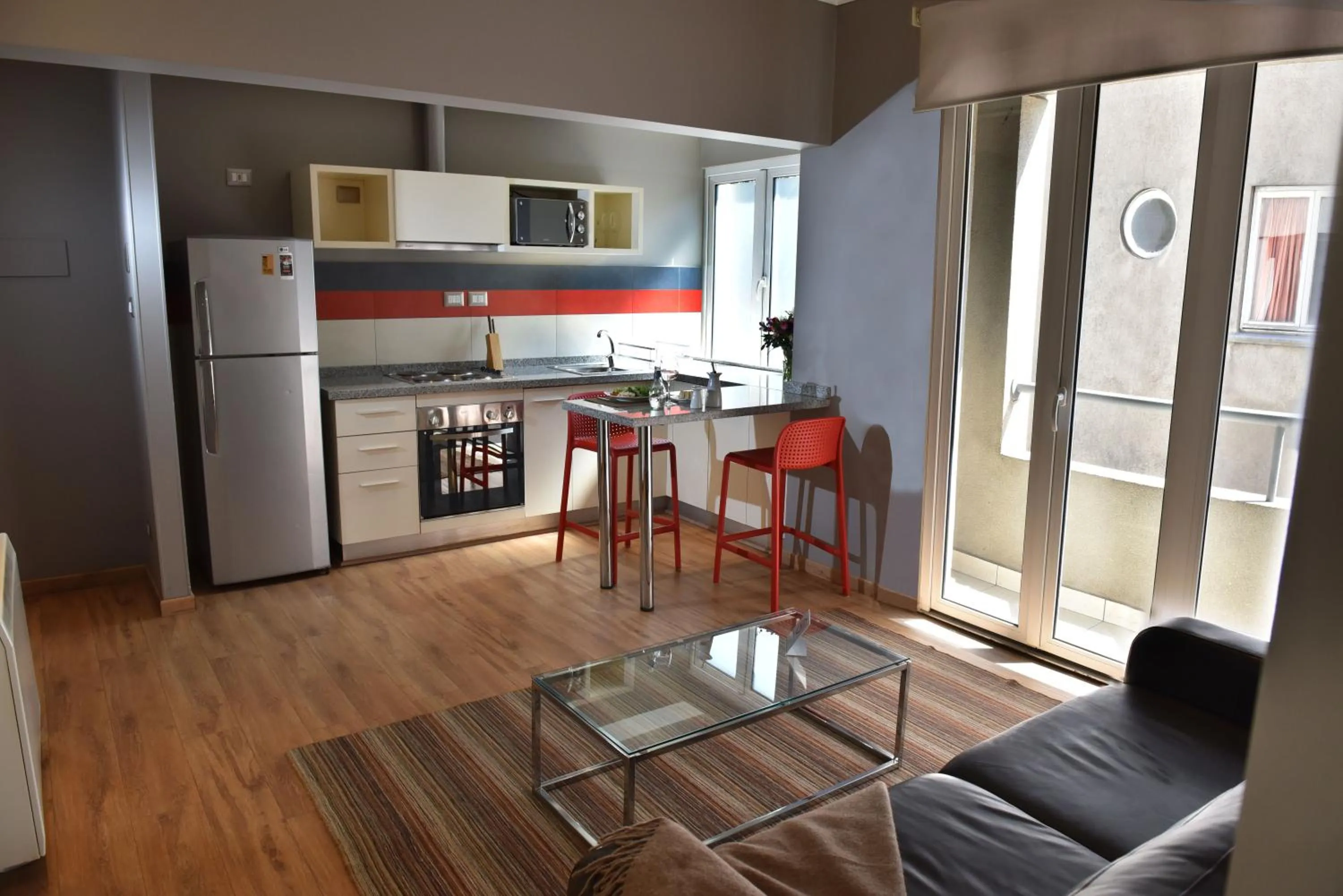 Kitchen or kitchenette in Lastarria Aparts