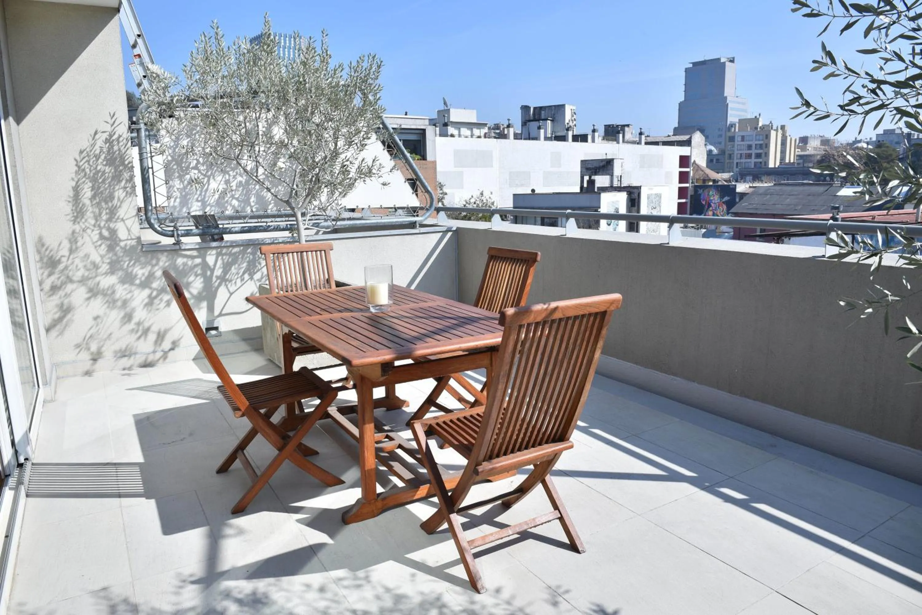 Patio in Lastarria Aparts
