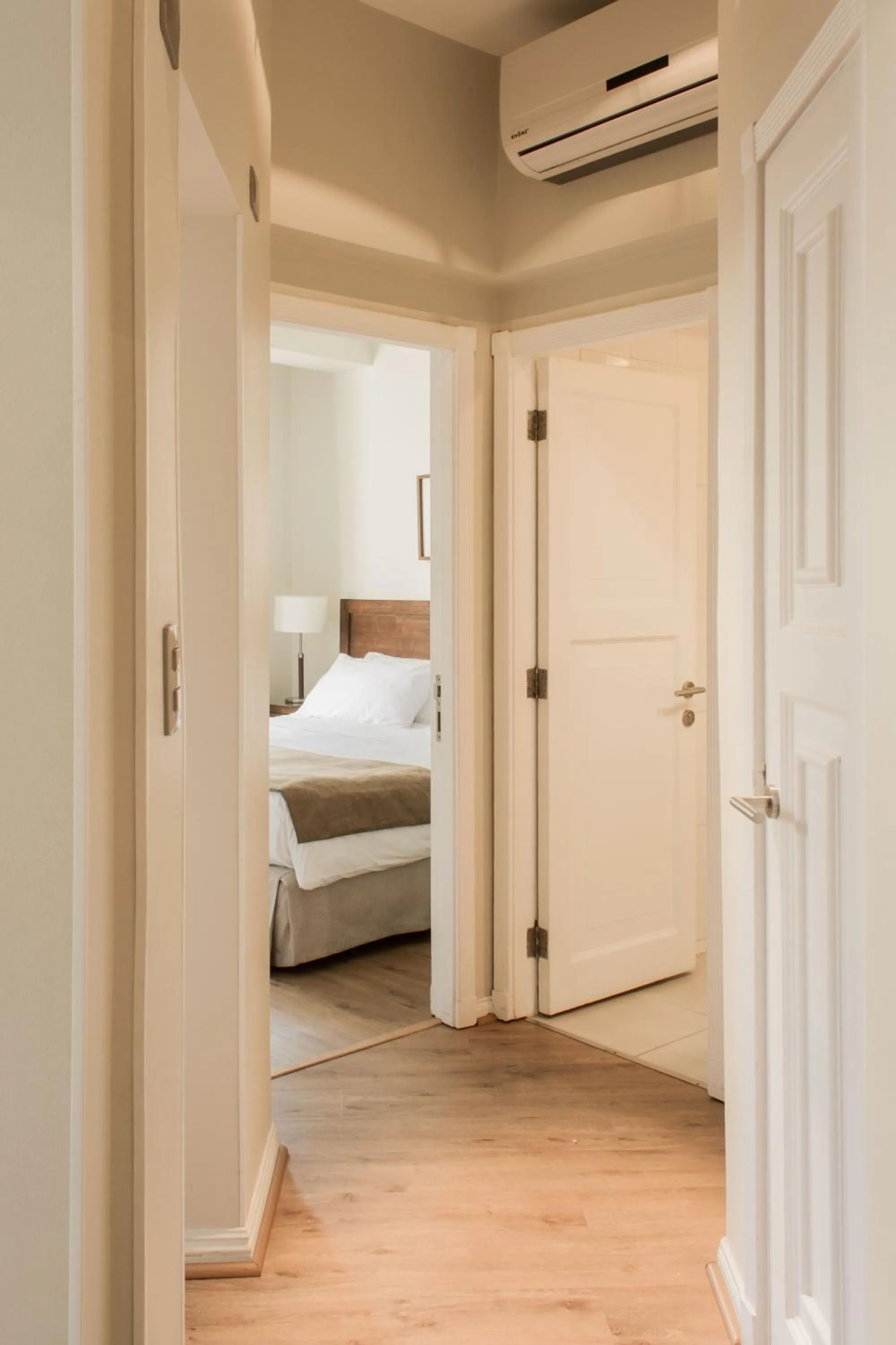 Decorative detail, Bed in Lastarria Aparts