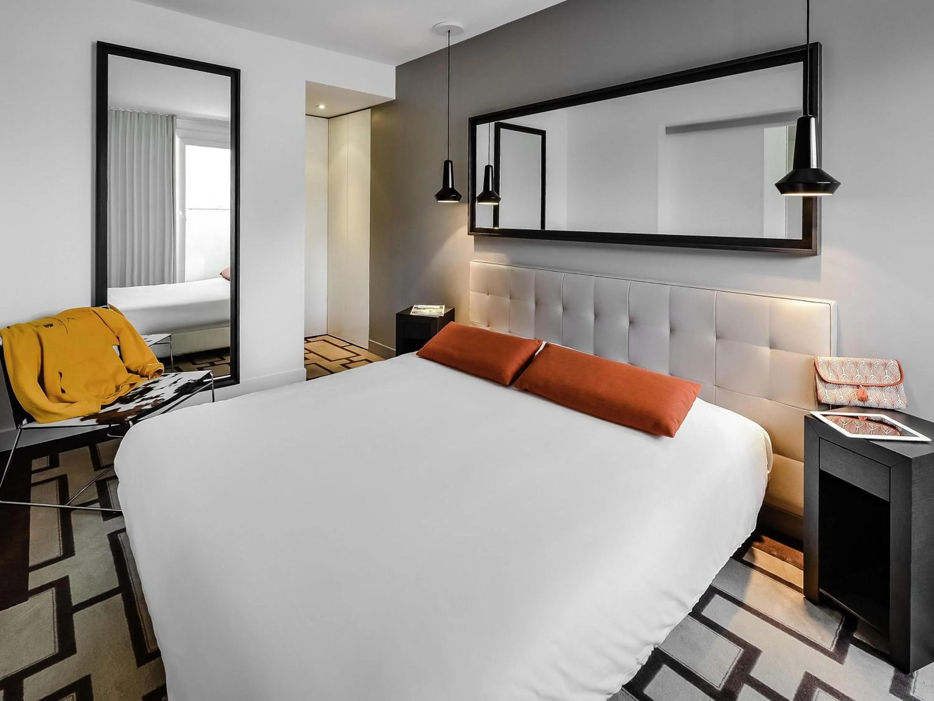 Bedroom, Bed in Adagio Grenoble Centre