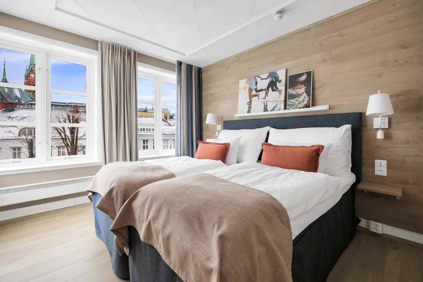 Bed in Clarion Hotel Tyholmen