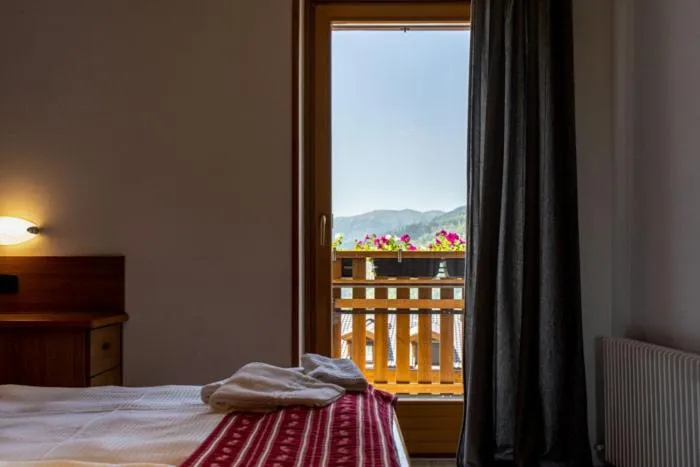 Bed in Ciasa Alpina Relax Hotel